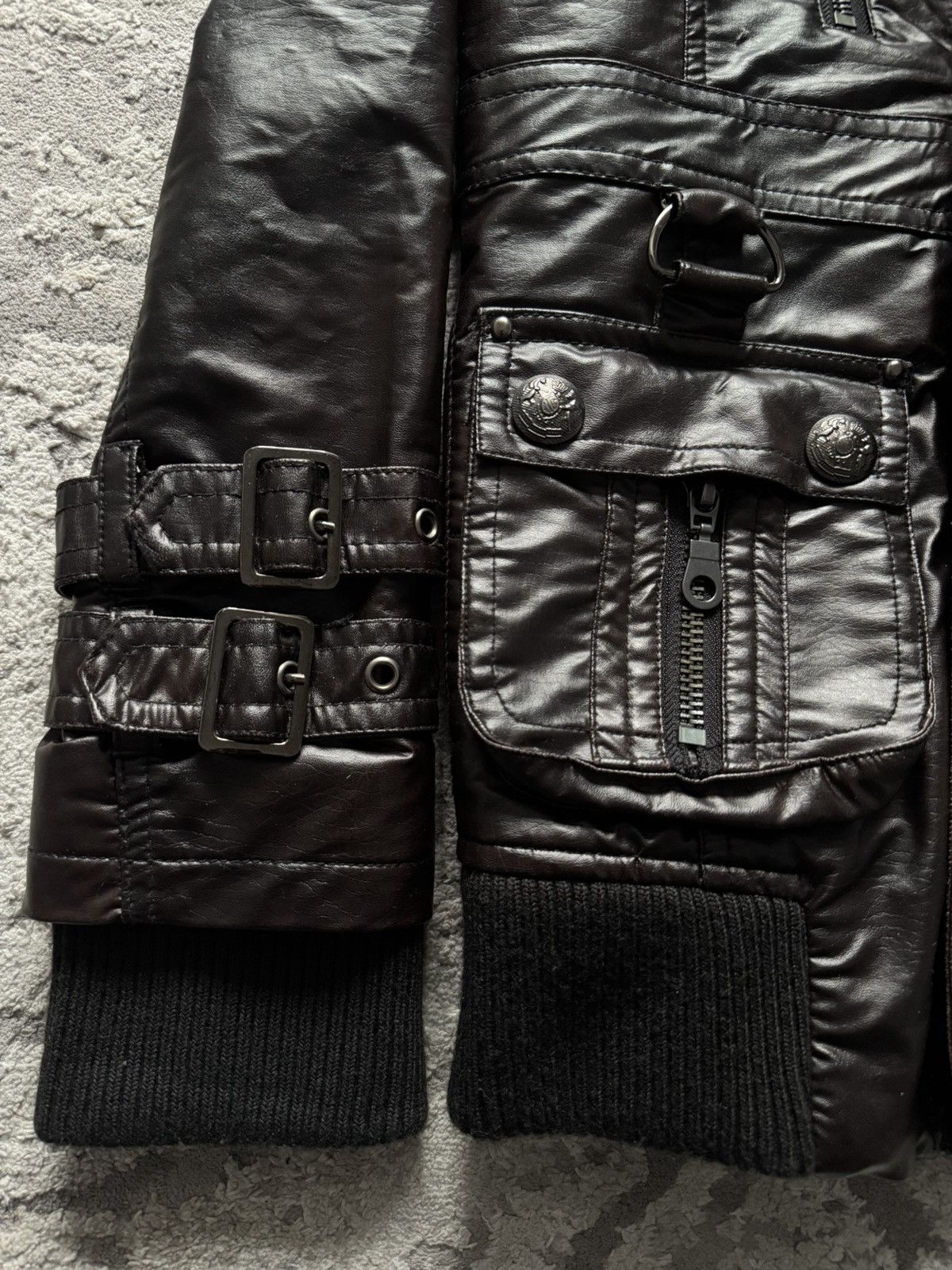 In The Attic In The Attic tactical bondage leather jacket Size US L / EU 52-54 / 3 - 5 Thumbnail