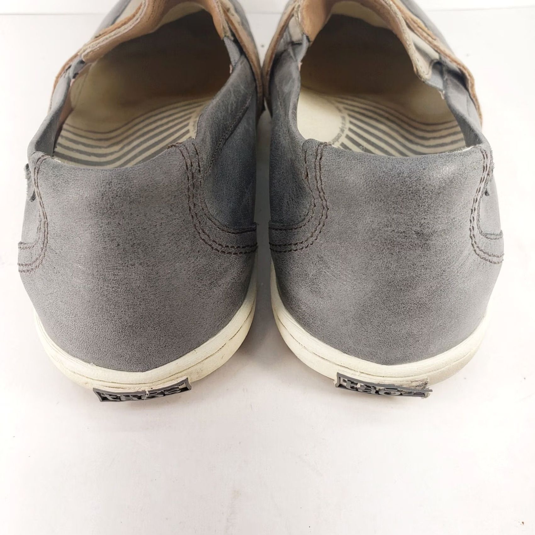 Taos Taos Upward Leather Loafer Women Size 9 Navy Beige Brown Activewear Flat Shoes Size US 9 / IT 39 - 7 Thumbnail