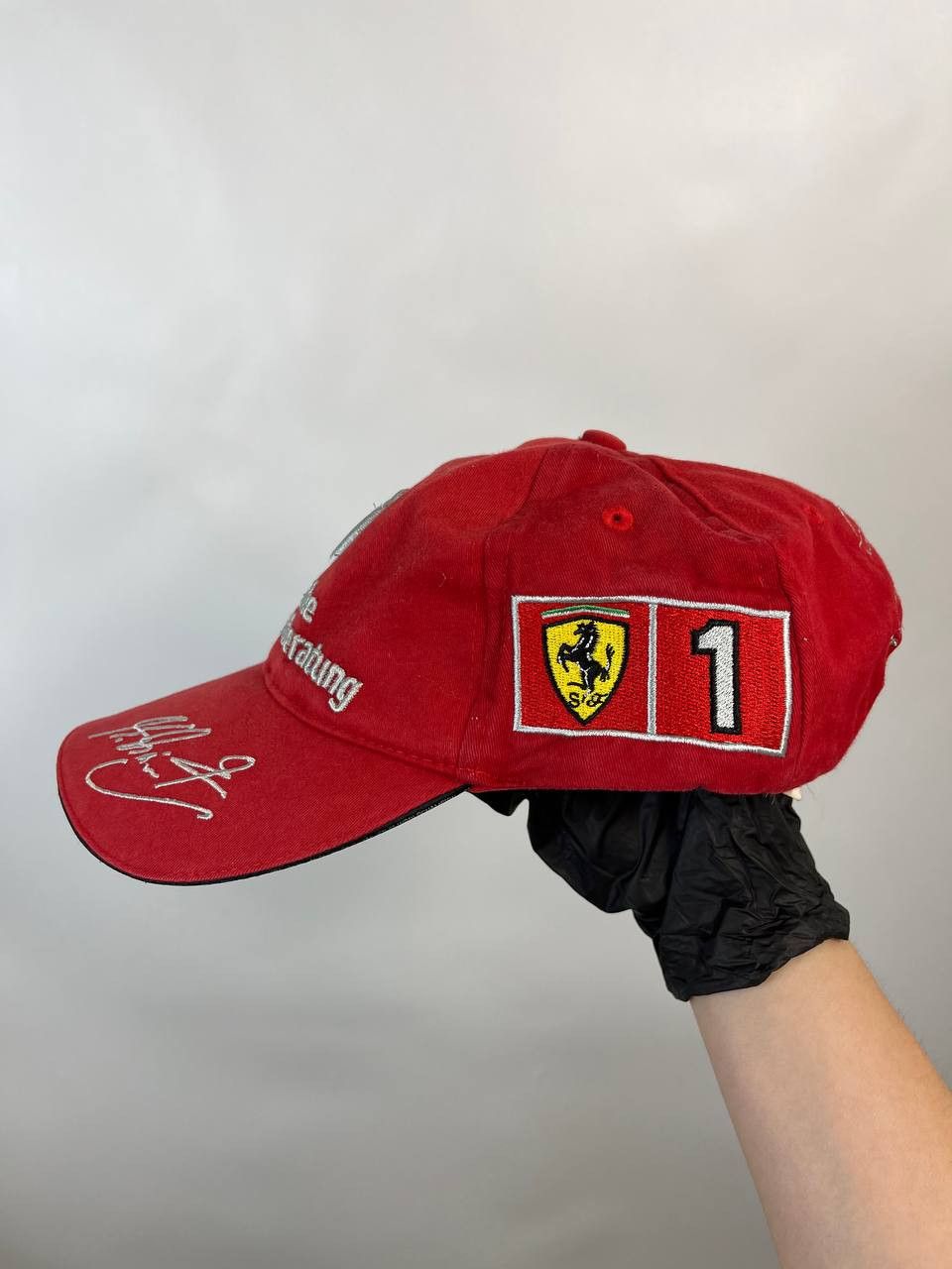 Ferrari MICHAEL SCHUMACHER FERRARI CAP VINTAGE RED F1 ONE SIZE Size ONE SIZE - 2 Thumbnail