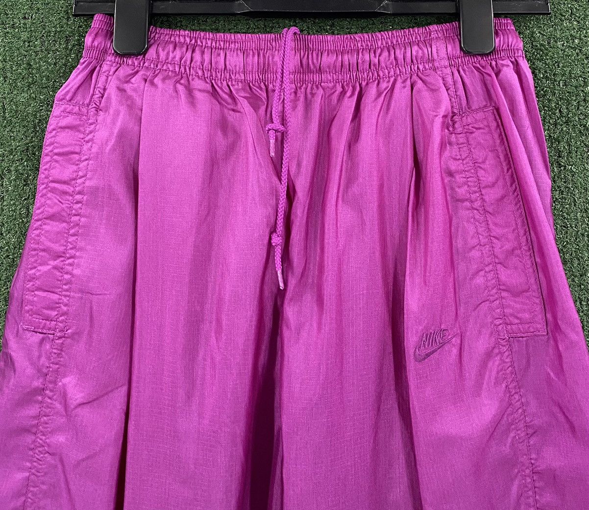 Nike VTG 90’s Nike Elite Spellout Ballon Baggy Windbreaker Pants Size 30" / US 8 / IT 44 - 2 Thumbnail