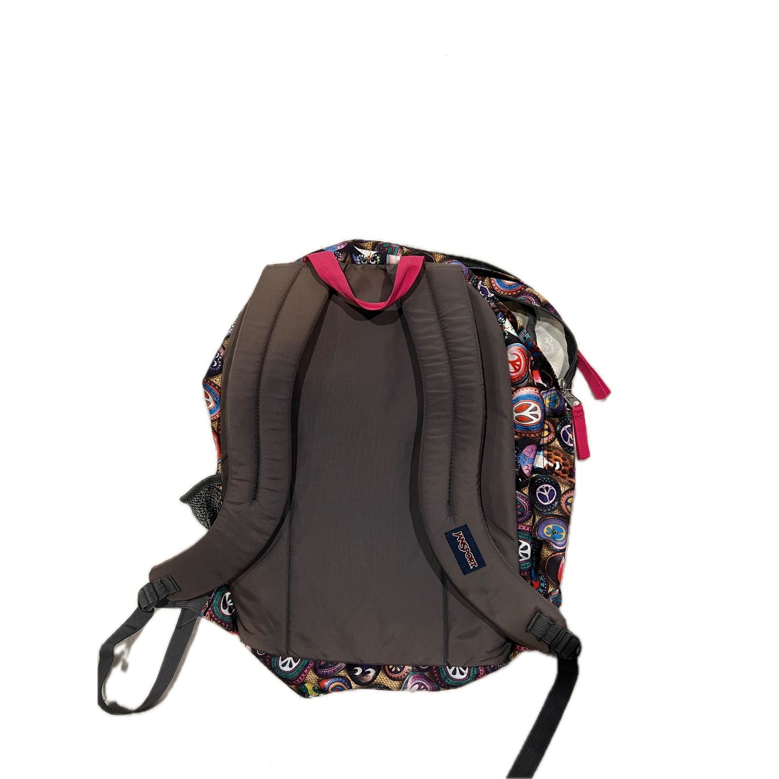 Jansport JanSport Big Student 3 Section Peace Sign Pattern Backpack Size 30 - 2 Thumbnail
