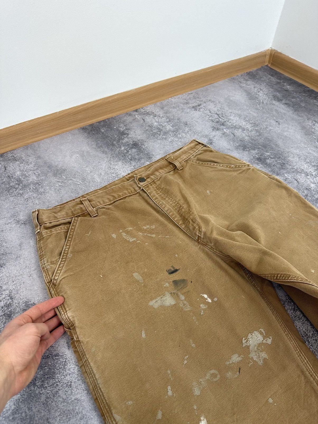 Carhartt Vintage Carhartt USA Distressed Utility Carpenter Work Pants Size US 40 / EU 56 - 13 Thumbnail