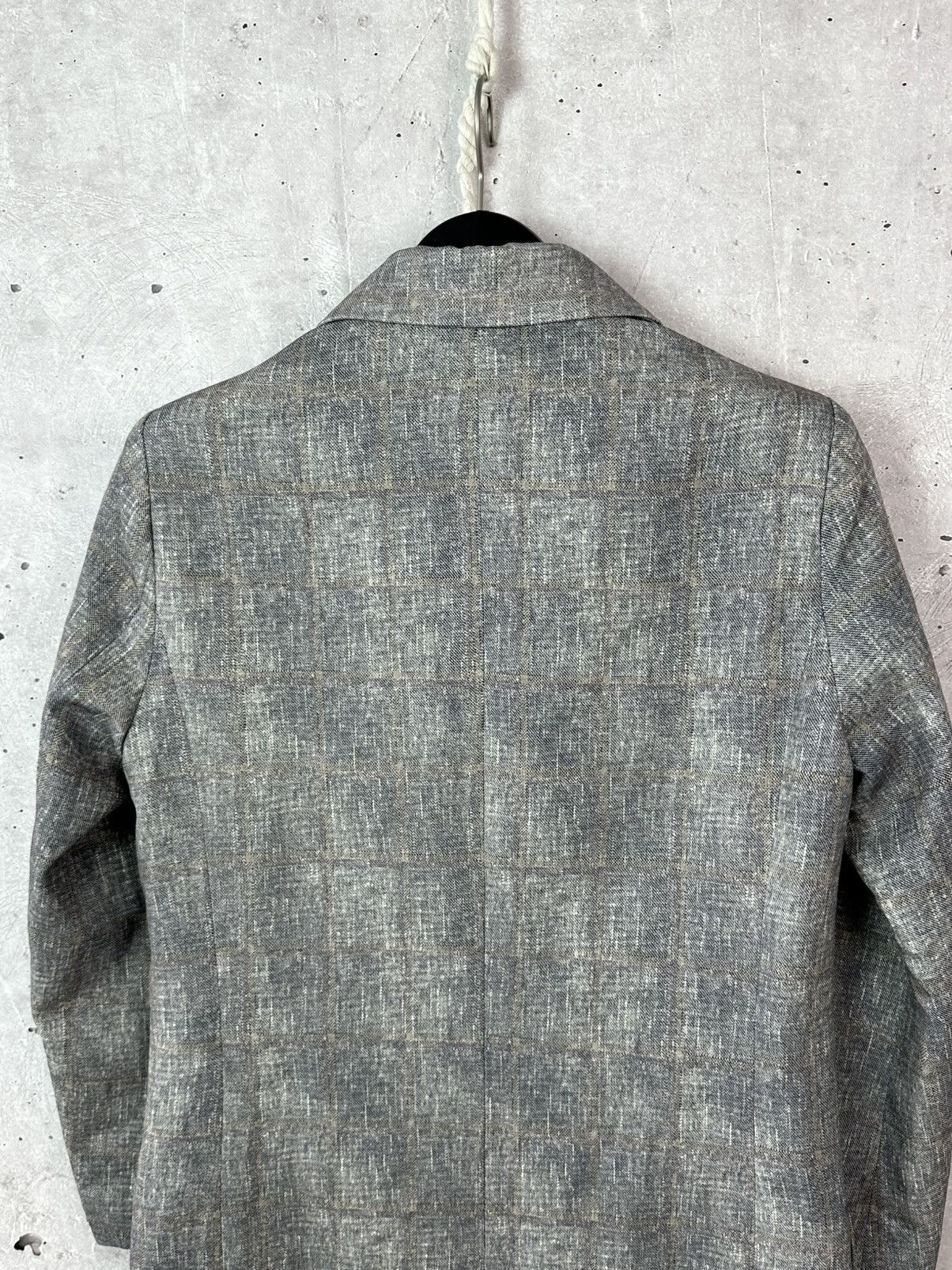 Sandro Sandro Paris Check Cotton Metal Buttons Double-Sided Blazer Size S / US 4 / IT 40 - 11 Thumbnail