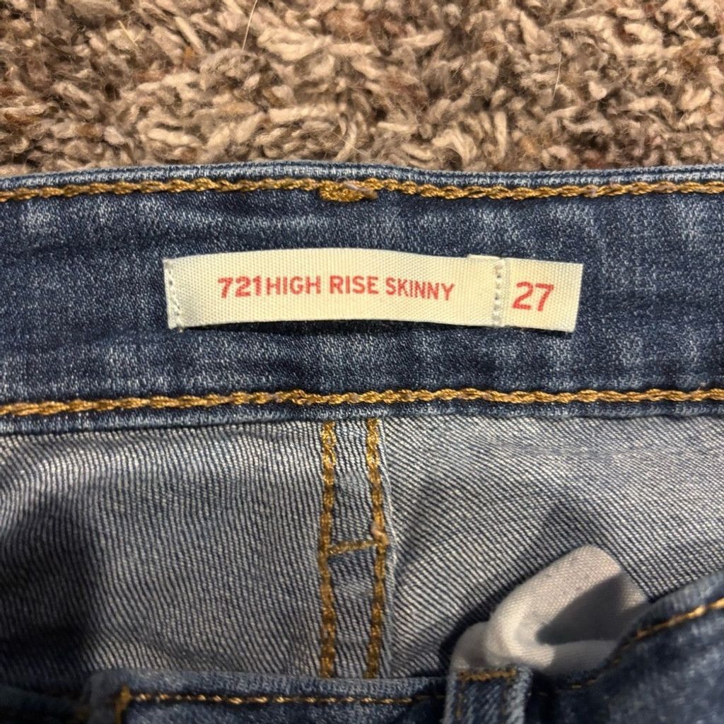 Levi's Women’s Levi’s 721 Jeans Size 27" / US 4 / IT 40 - 4 Thumbnail