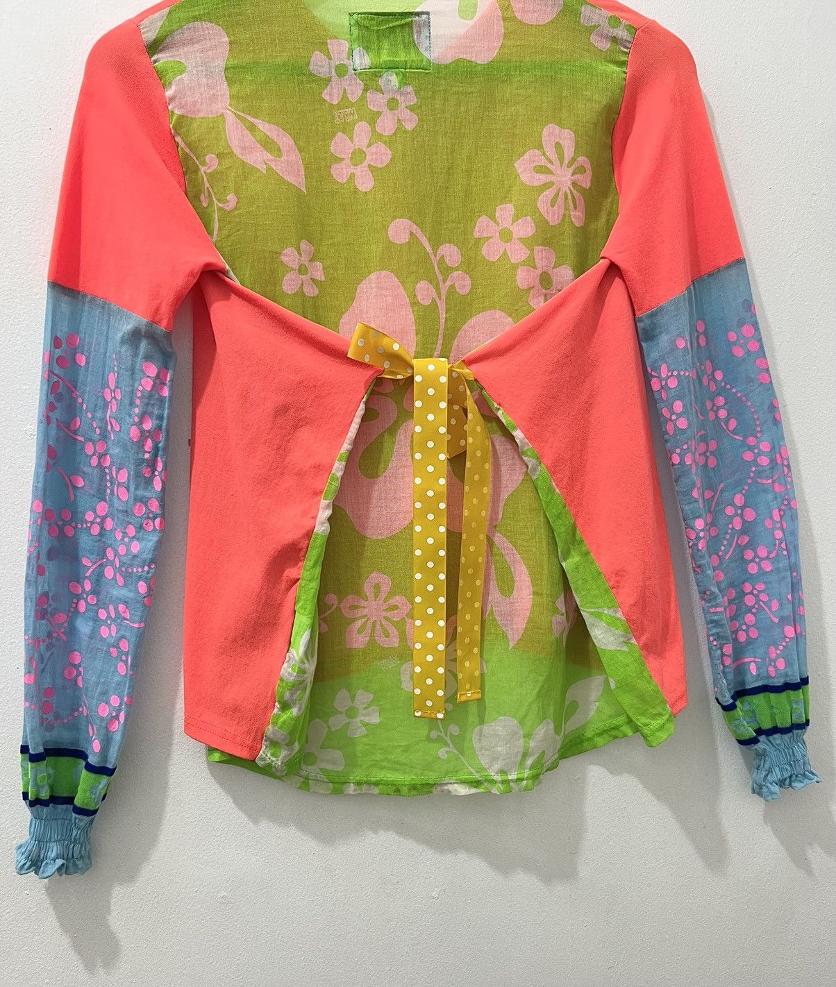 Walter Van Beirendonck 1997 Walter Van Beirendonck - Floral Tie Long Sleeve Size S / US 4 / IT 40 - 6 Thumbnail