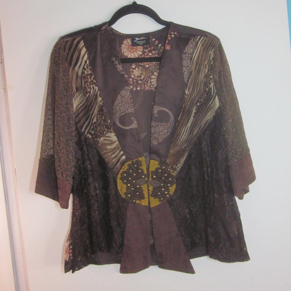 Yashi Yamamuri Zashi Kimono Inspired Jacket Size M Size M / US 6-8 / IT 42-44 - 2 Thumbnail