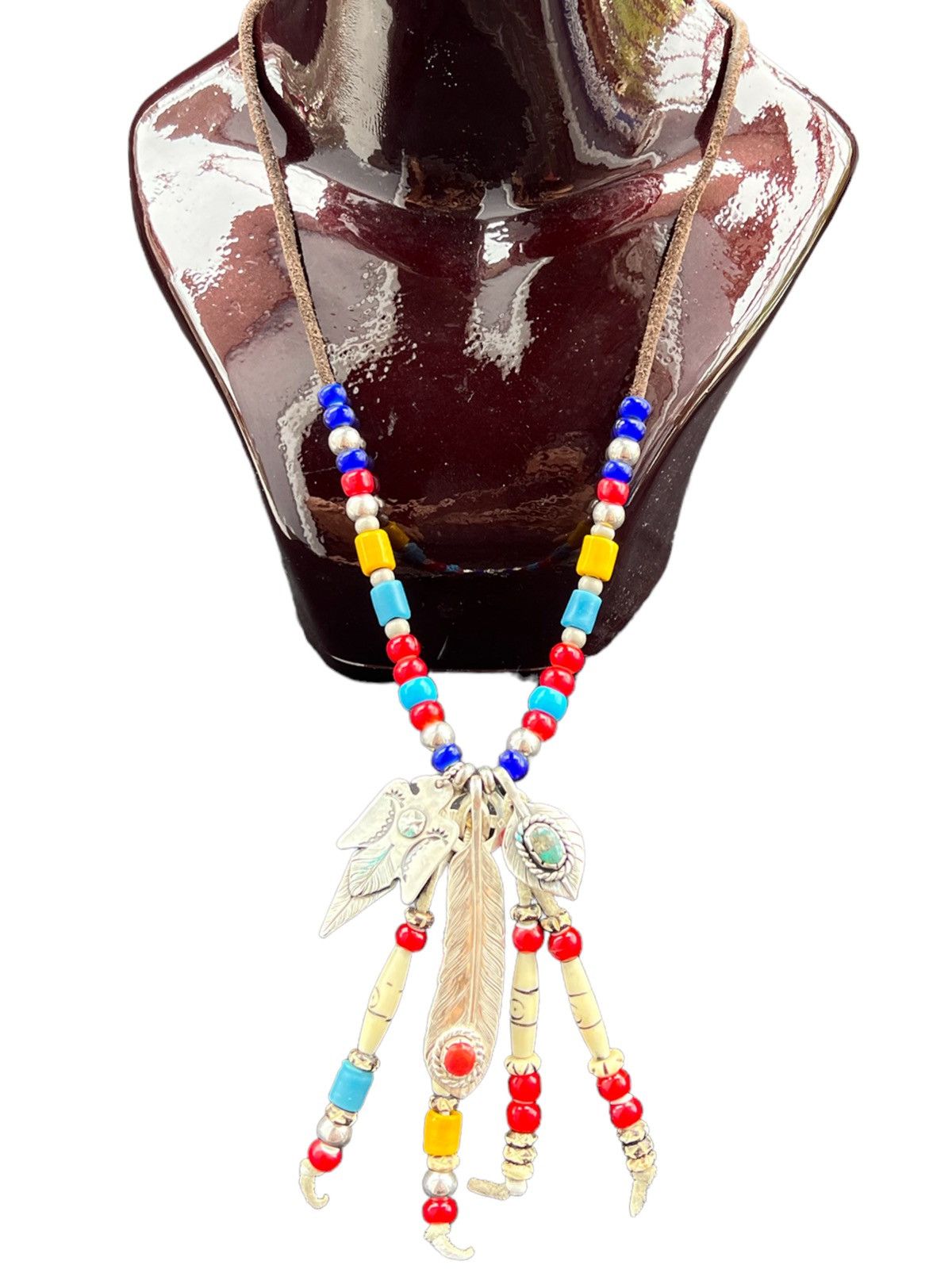 John Mayer 🔥2NP Mfg. Co.🇲🇾 Feather Necklace John Mayer Sean Wotherspoon Size ONE SIZE - 14 Thumbnail