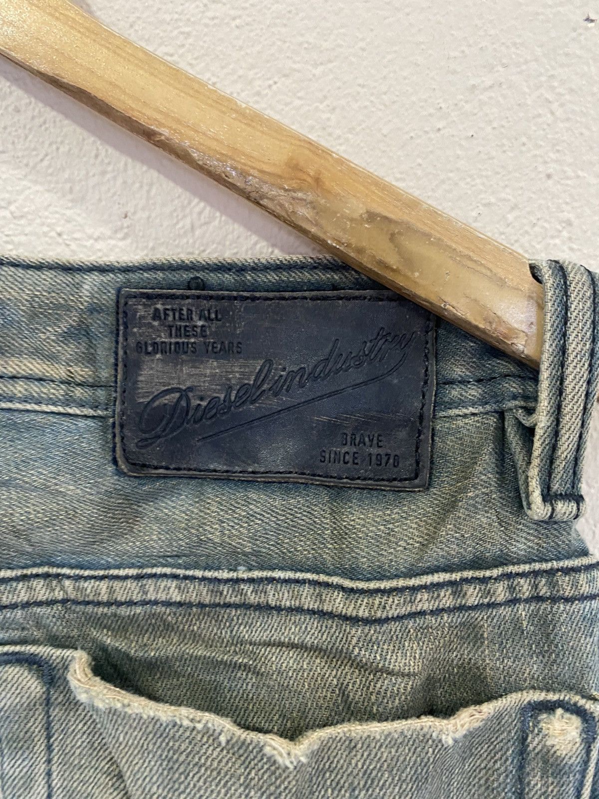Diesel Diesel Viker Wash Distressed Muddy Denim Size US 31 - 9 Thumbnail