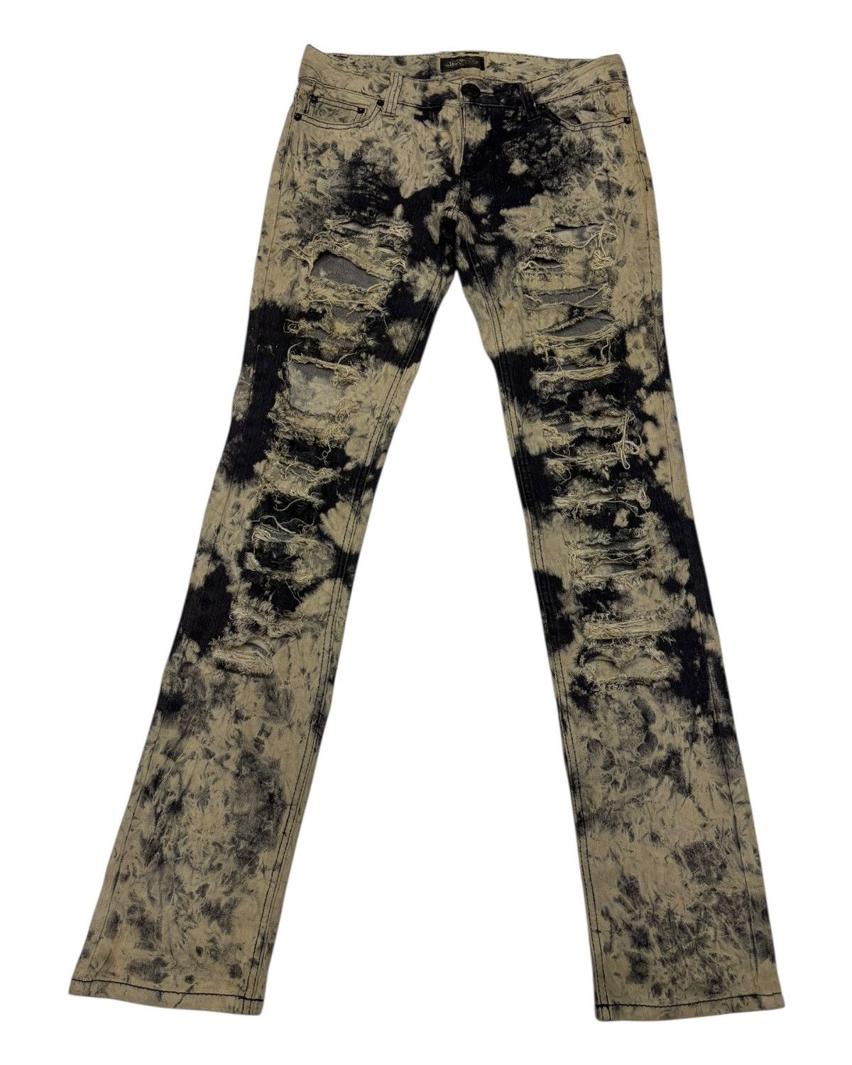 Kapital 🔥 Amiri Style Bleach Wash Distressed Flare Jeans Size US 32 / EU 48 - 1 Thumbnail