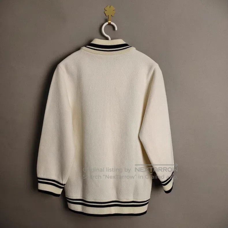 Louis Vuitton Louis Vuitton Off-white wool three-quarter sleeve baseball Size US XS / EU 42 / 0 - 2 Thumbnail