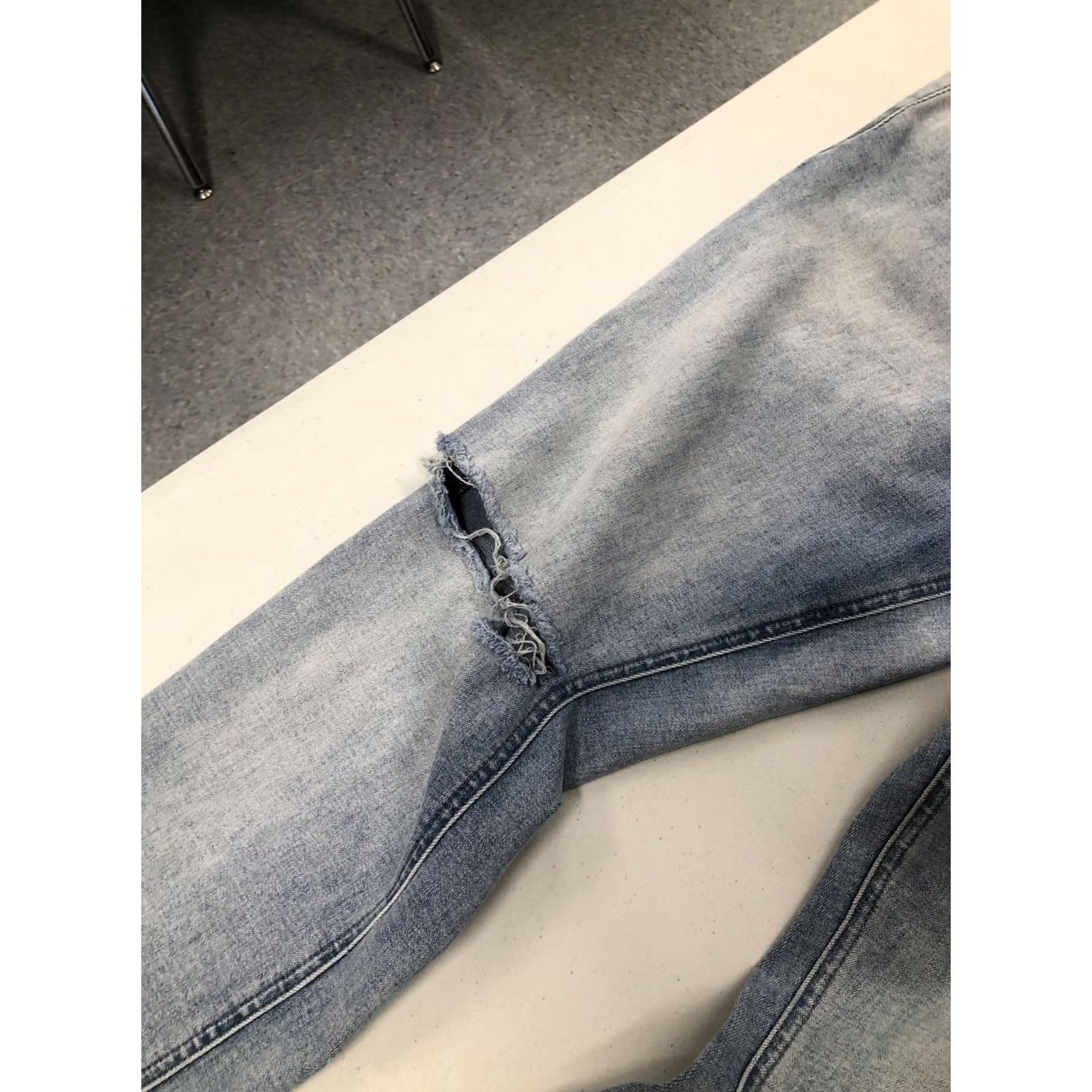Pacsun Pacsun Jeans Mens 32x29 Skinny Light Wash Distressed Active Stretch Denim Slim Jeans Mens Size US 32 / EU 48 - 7 Thumbnail
