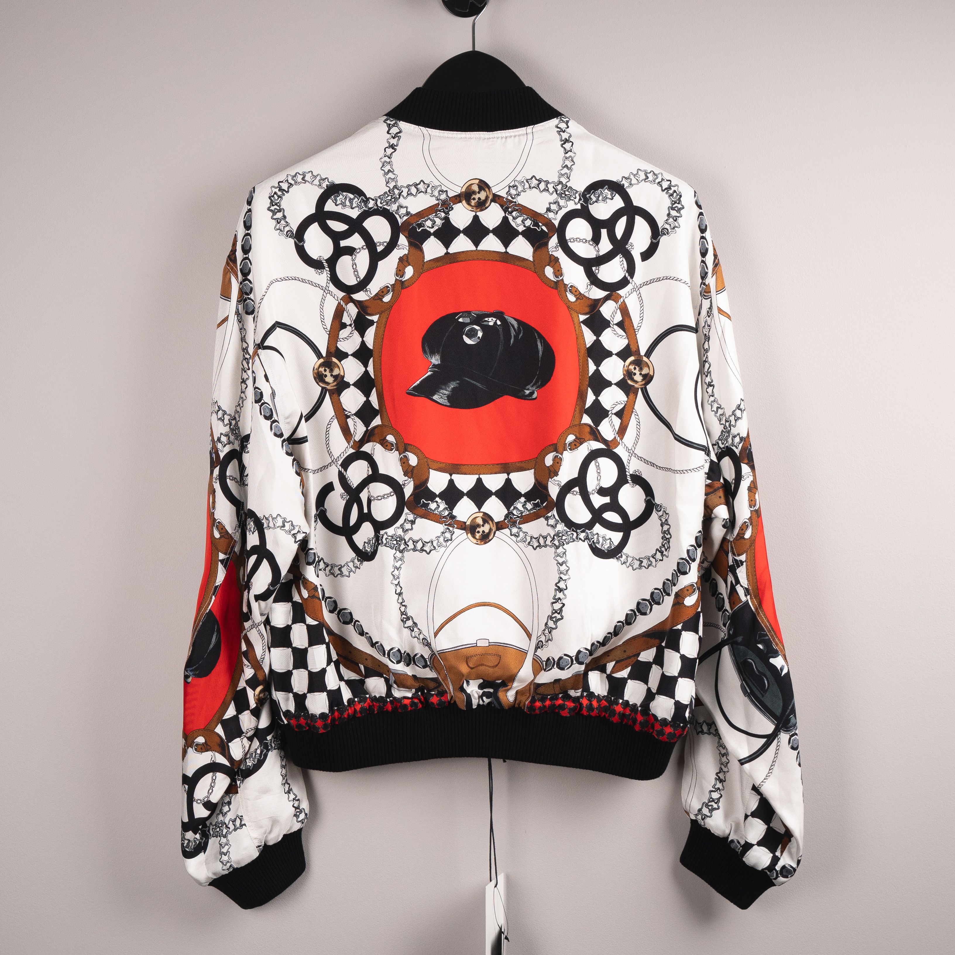 Stefan Cooke Stefan Cooke SS23 Printed Silk Bomber Jacket White Size US L / EU 52-54 / 3 - 3 Thumbnail
