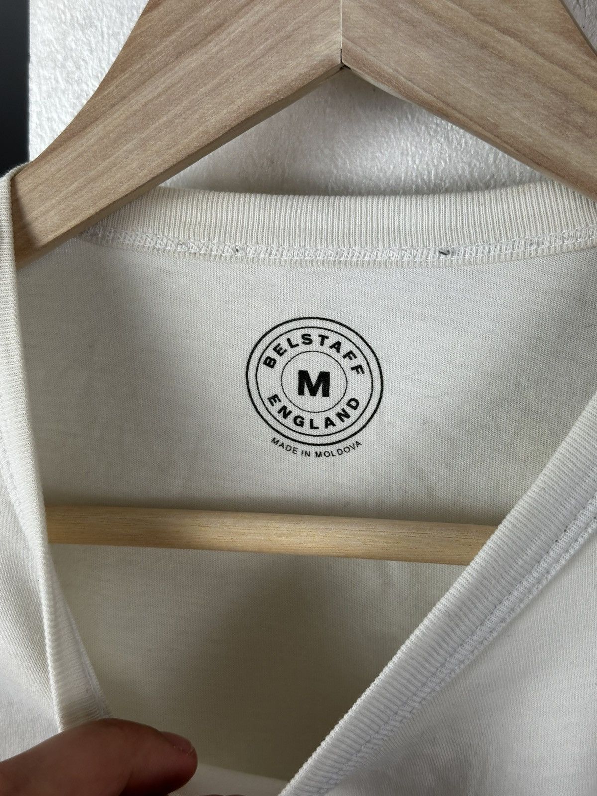 Belstaff Belstaff Graphic Print Logo White Tee T-shirt Size US M / EU 48-50 / 2 - 7 Thumbnail