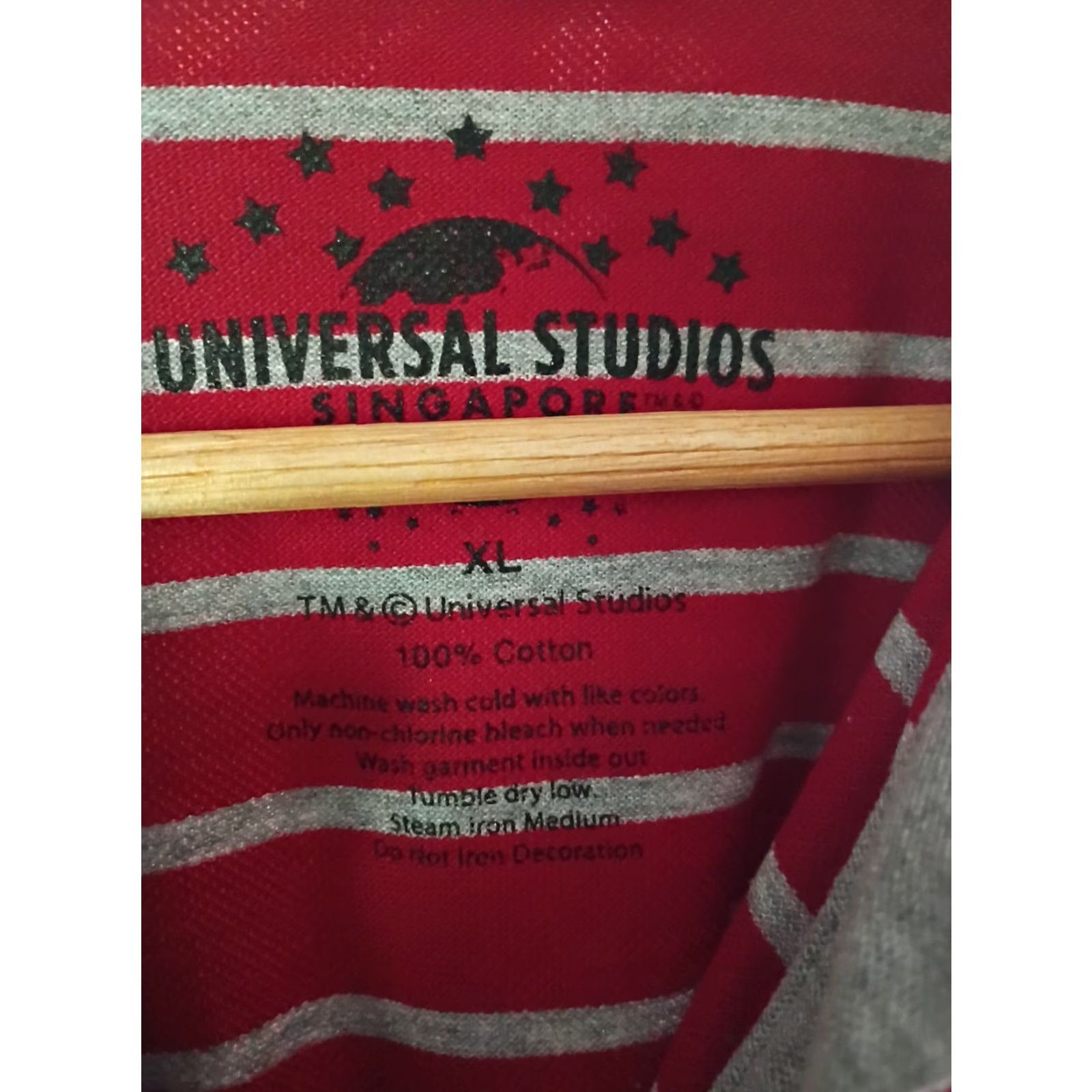 Vintage Universal Studios Polo Striped Shirt Singapore XL Size US XL / EU 56 / 4 - 3 Thumbnail