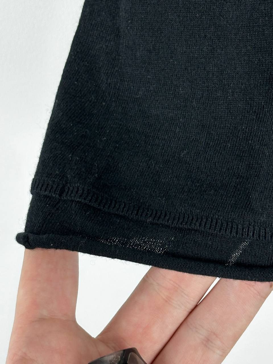 Burberry × Designer × Vintage Burberry Vintage Wool Tank Top Opium Black Size M / US 6-8 / IT 42-44 - 9 Thumbnail