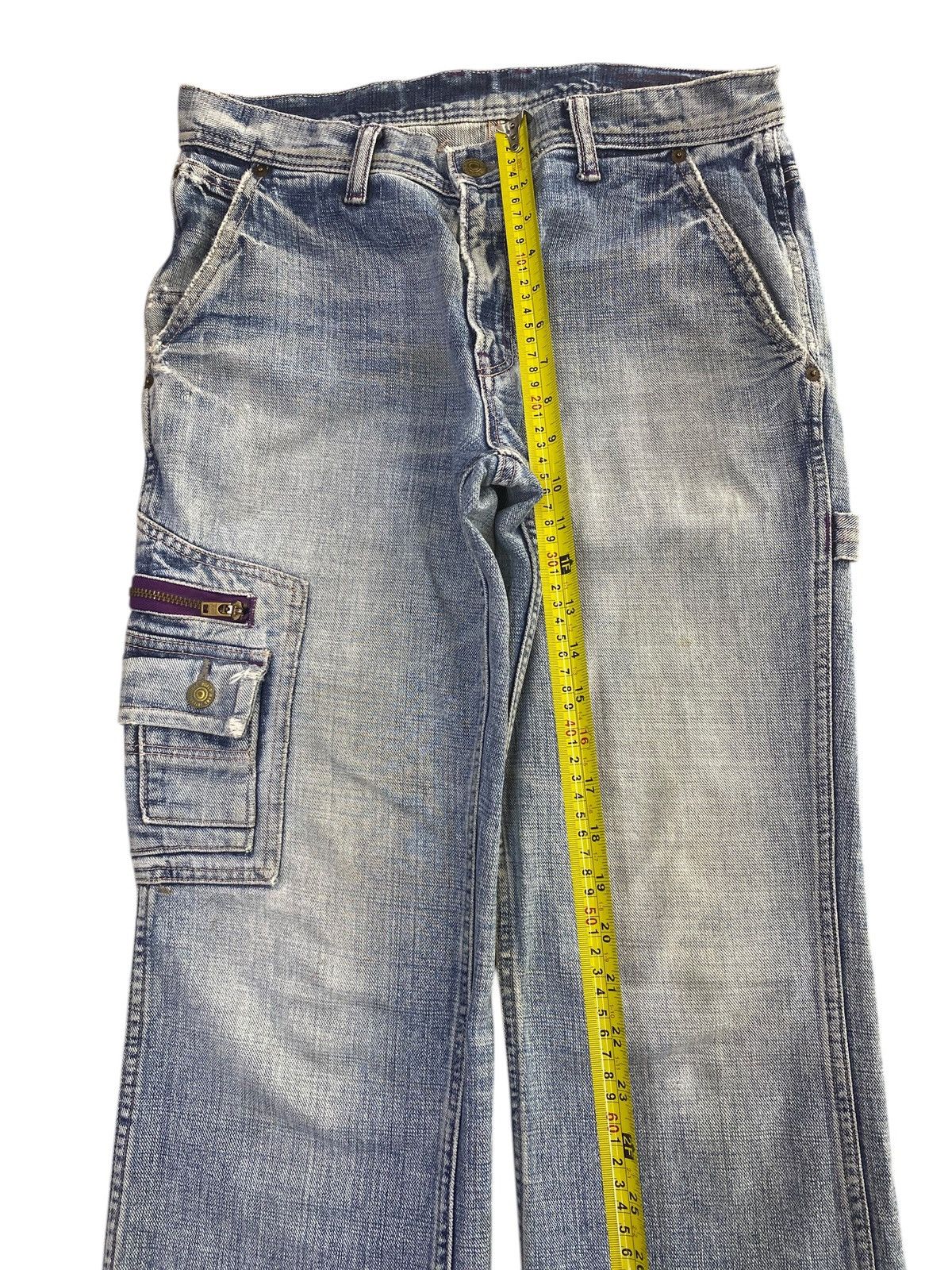 Japanese Brand Japanese Brand Back Carpenter Style Wide Leg Jeans Size US 30 / EU 46 - 6 Thumbnail