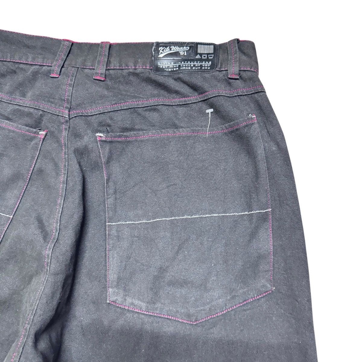 JNCO Vintage Kikwear Denim Wide Leg Baggy Jeans Size US 36 / EU 52 - 8 Thumbnail