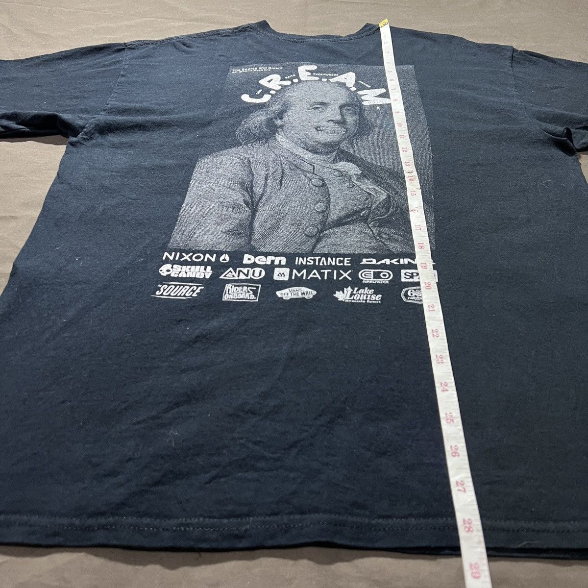 Vintage Y2K CREAM Snowboards Skate Graphic Streetwear Tee Size US L / EU 52-54 / 3 - 8 Thumbnail