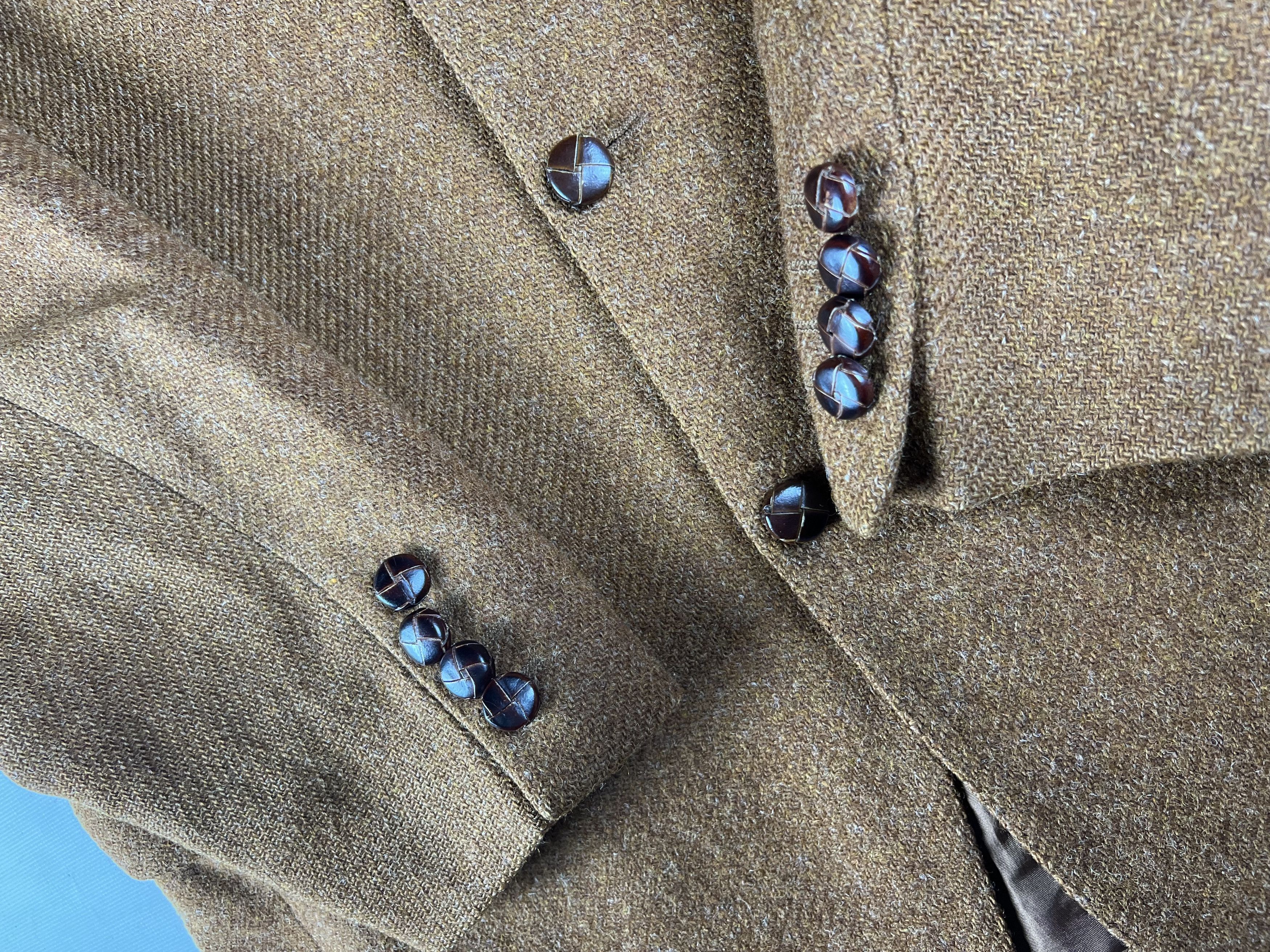 Harris Tweed × Vintage Vintage Harris Tweed Wool Blazer L Size 50R - 3 Thumbnail