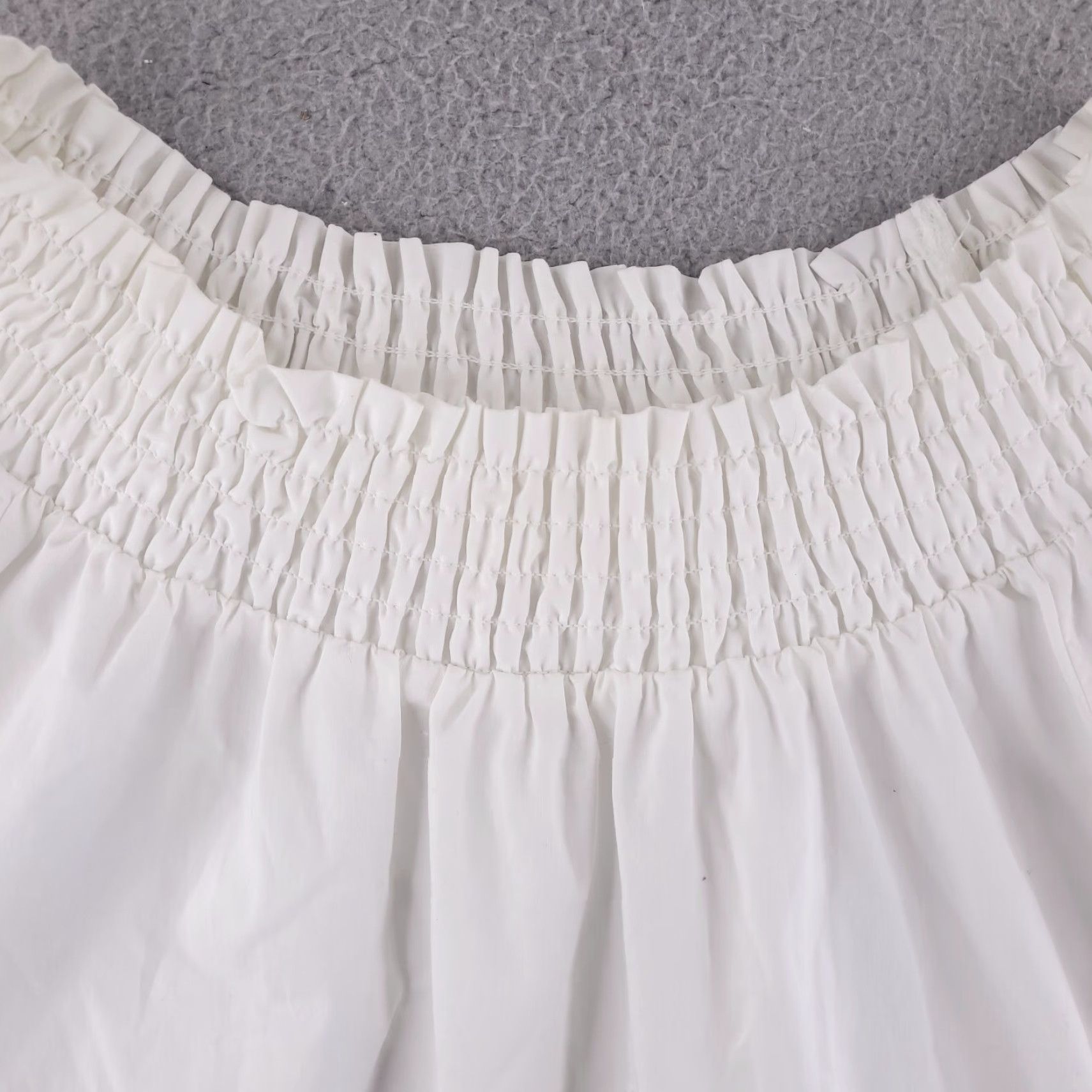 Vintage 7th Avenue Blouse Women Medium Lace White Ruffle Neck Shirt Vintage? No Size M / US 6-8 / IT 42-44 - 4 Thumbnail