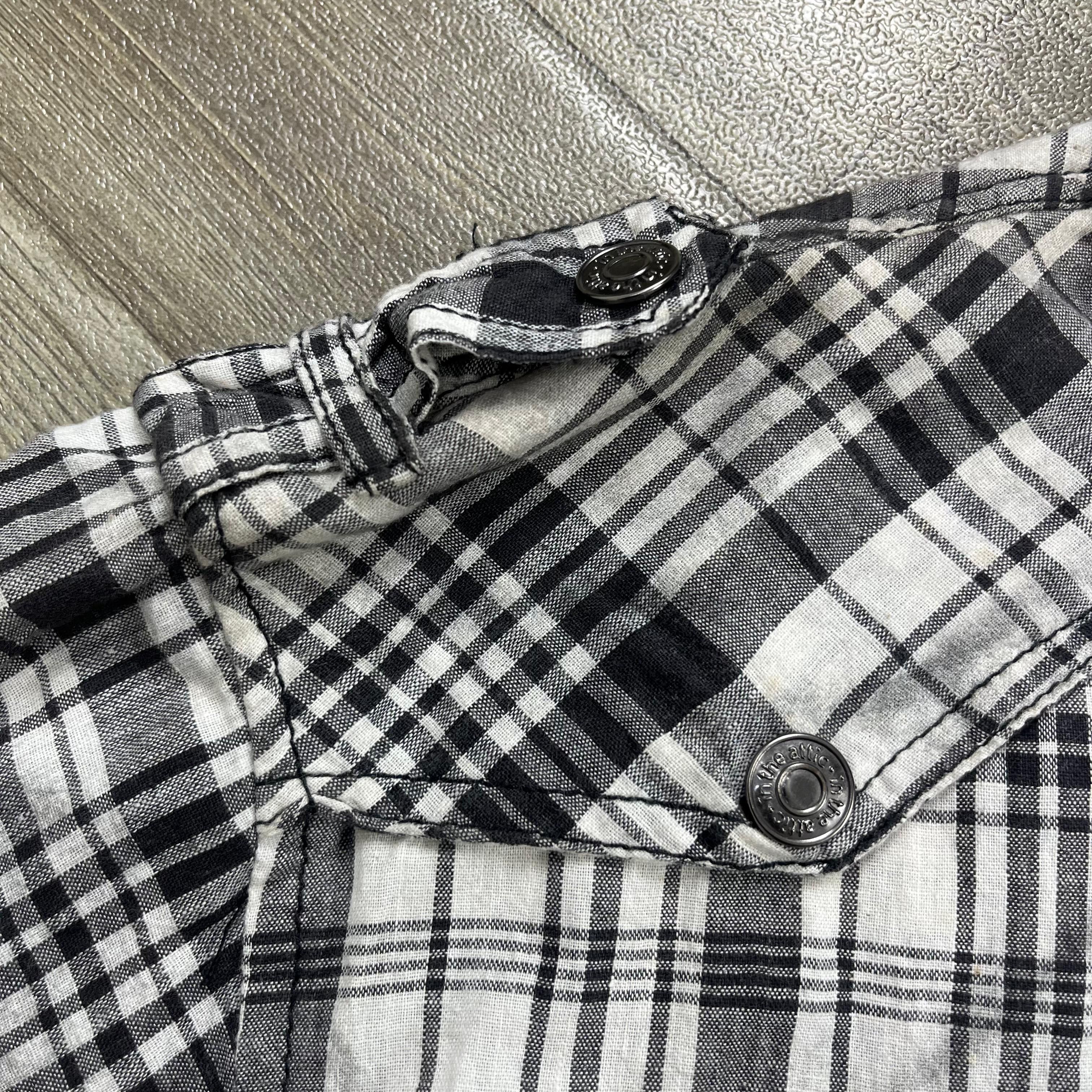 In The Attic 2000s In The Attic Plaid Grunge Gothic Punk Lgb Style Shirt Size US L / EU 52-54 / 3 - 9 Thumbnail