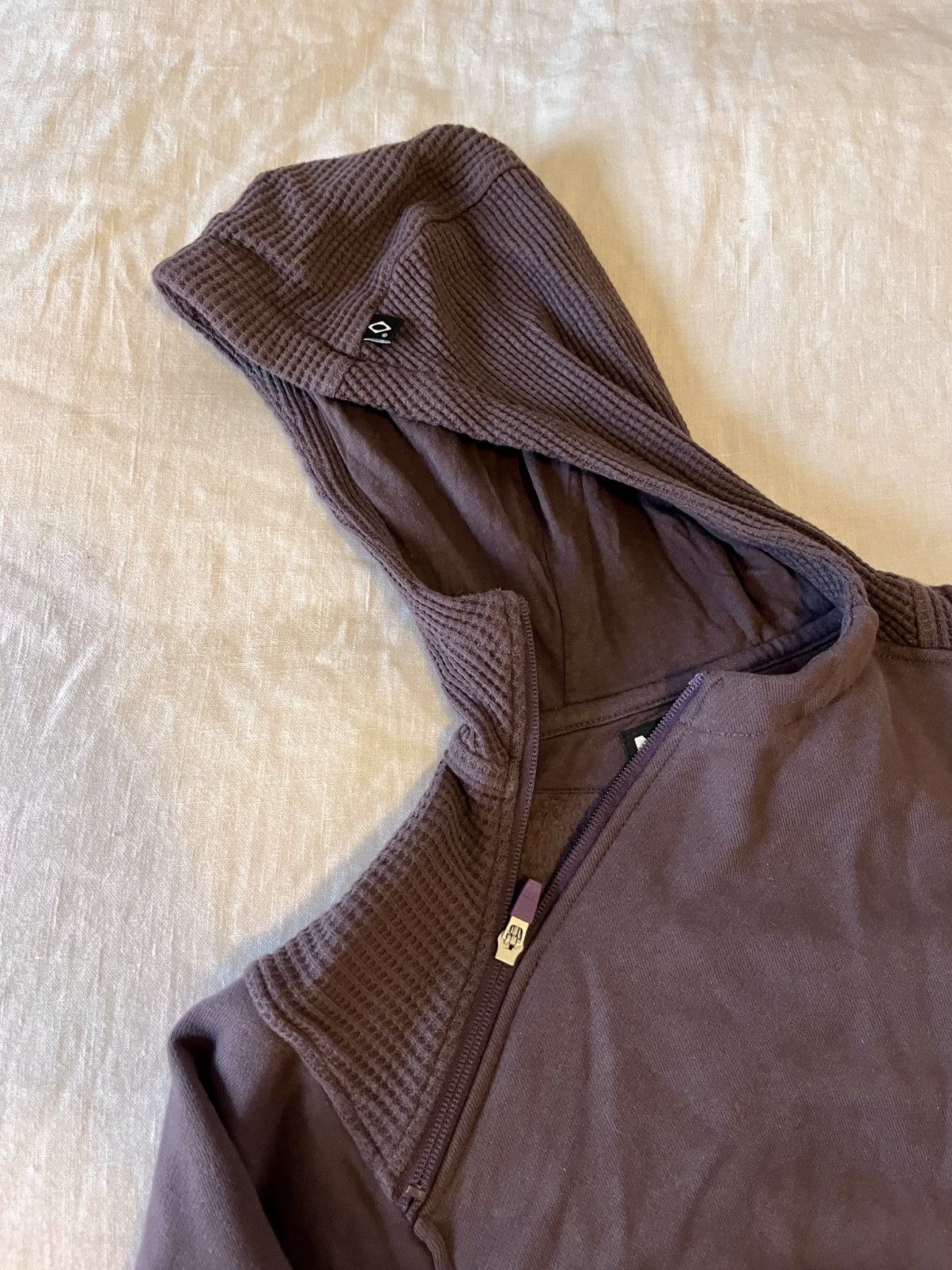 MSCHF MSCHF small cropped side zip hoodie purple dusk Size S / US 4 / IT 40 - 4 Thumbnail