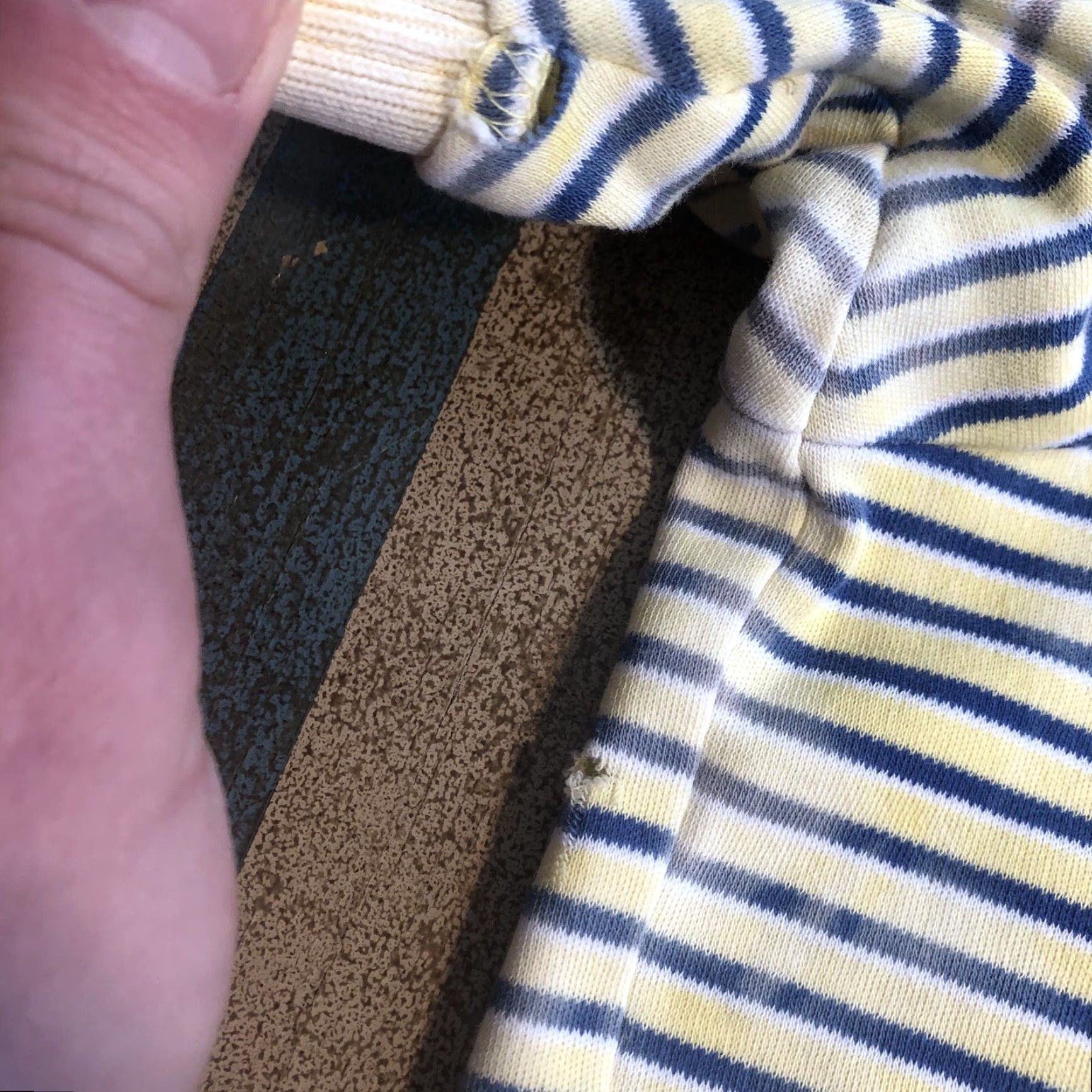 Polo Ralph Lauren Polo Ralph Lauren Polo Shirt XL Yellow Tie-Dye Acid Wash Short Sleeve Striped Vintage Men Size US XL / EU 56 / 4 - 3 Thumbnail