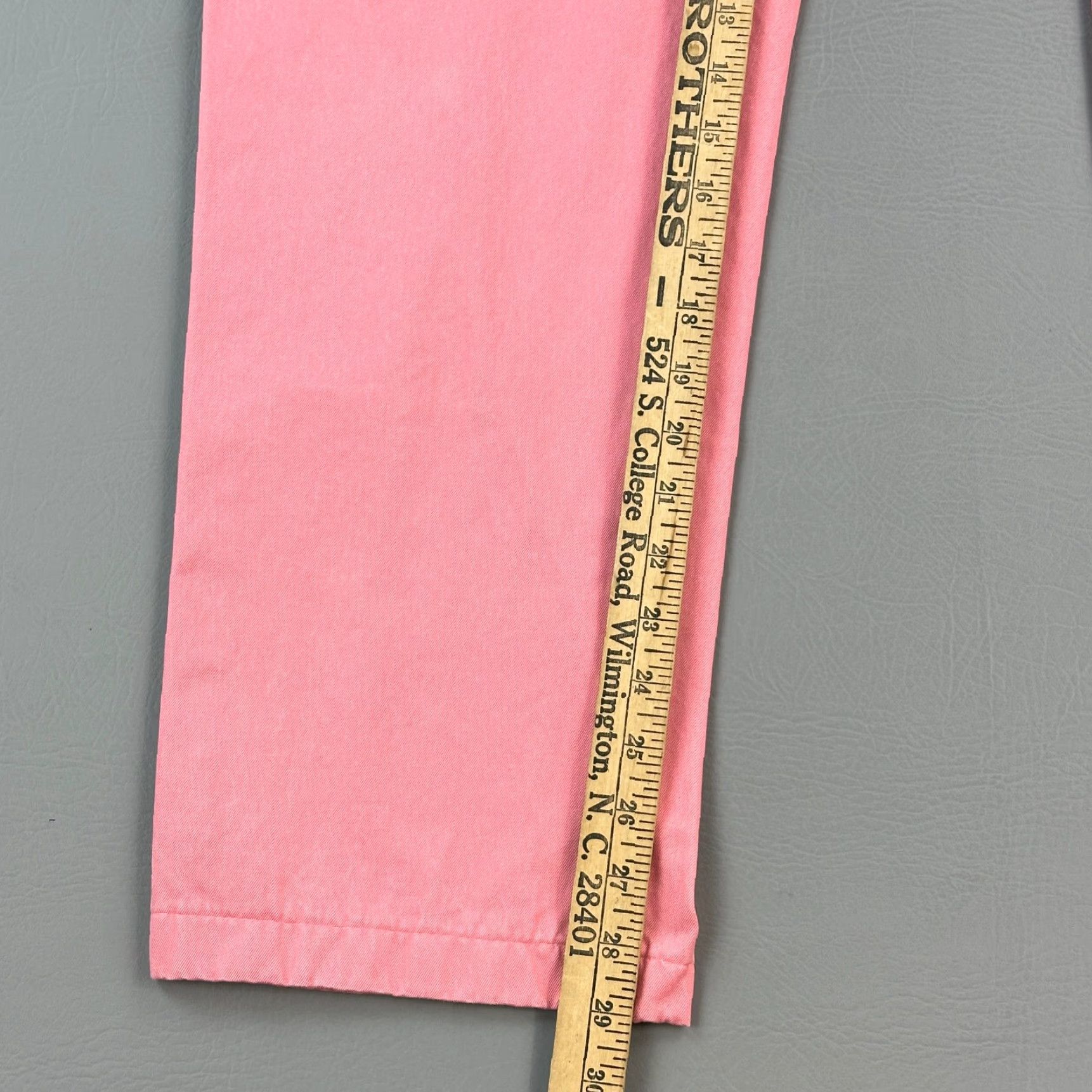 Peter Millar Peter Millar Pants Mens Pink 34x29 Pima Washed Twill Flat Front Chino Casual Size US 34 / EU 50 - 3 Thumbnail