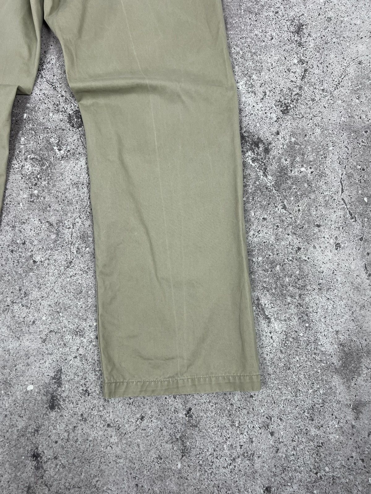 Yves Saint Laurent YSL Yves Saint Laurent Chino Cotton Pants Big Logo Size US 32 / EU 48 - 8 Thumbnail
