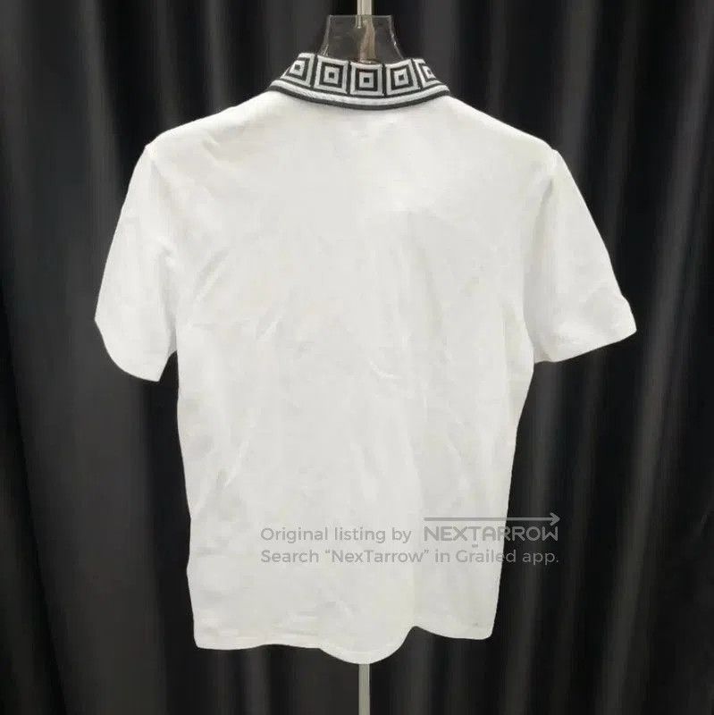 Versace Versace Short Sleeve White Cotton Polo Shirt . Size US S / EU 44-46 / 1 - 2 Thumbnail