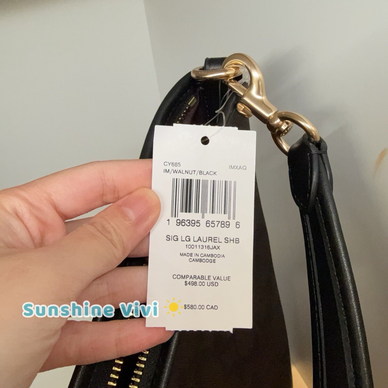 Coach NWT Coach Laurel Large Shoulder Bag CY685 Signature Size ONE SIZE - 10 Thumbnail