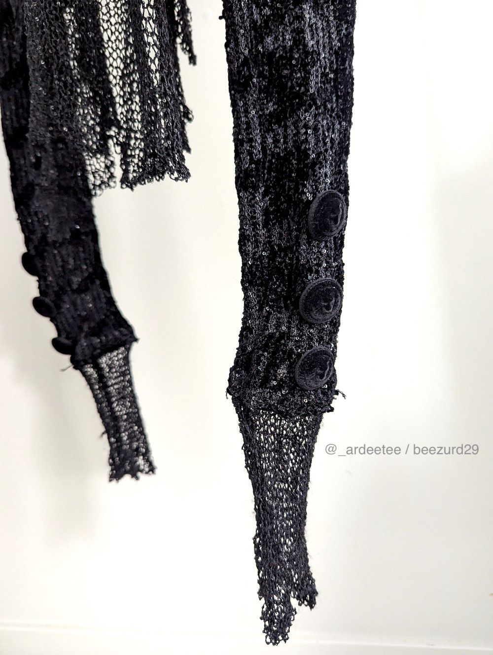 Balmain *NEW* $3500 SPENCER SEQUIN JACQUARD KNIT JACKET Size XS / US 0-2 / IT 36-38 - 9 Thumbnail