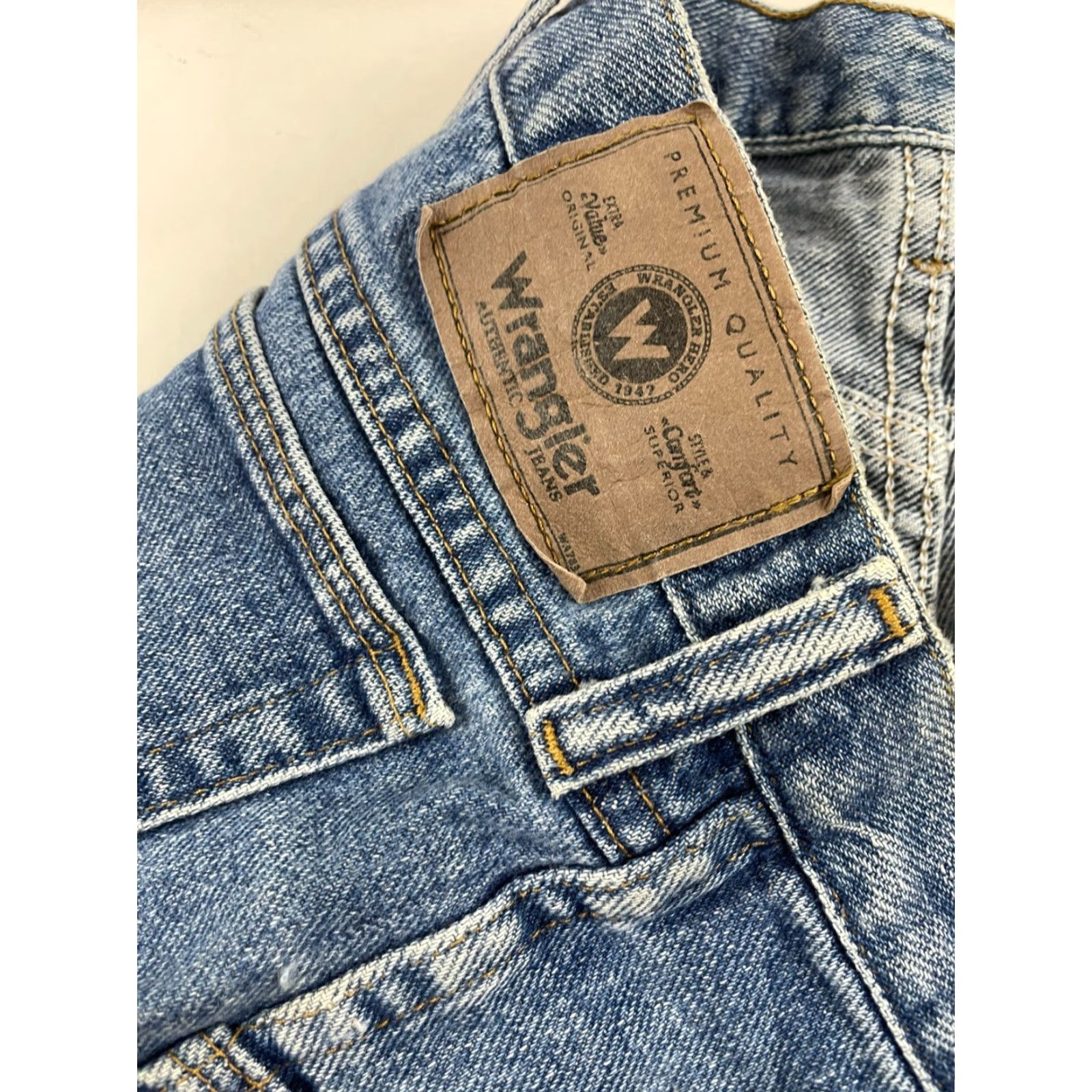 Wrangler Wrangler Shorts Men's 42 Blue Denim Pockets Bermuda Casual Travel Modern Cotton Regular Size US 42 / EU 58 - 3 Thumbnail