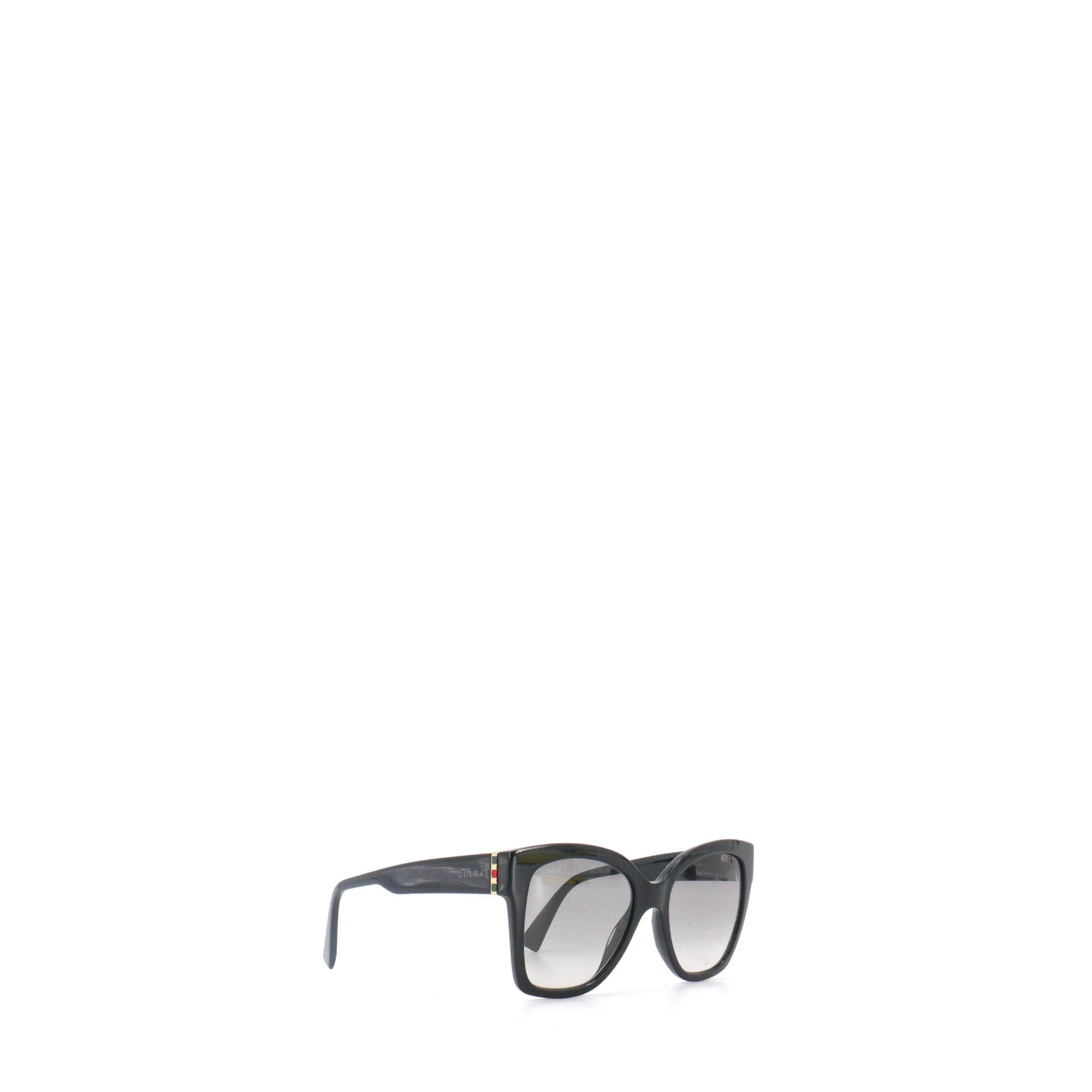 Gucci GUCCI - Gucci black plastic sunglasses Size ONE SIZE - 1 Thumbnail
