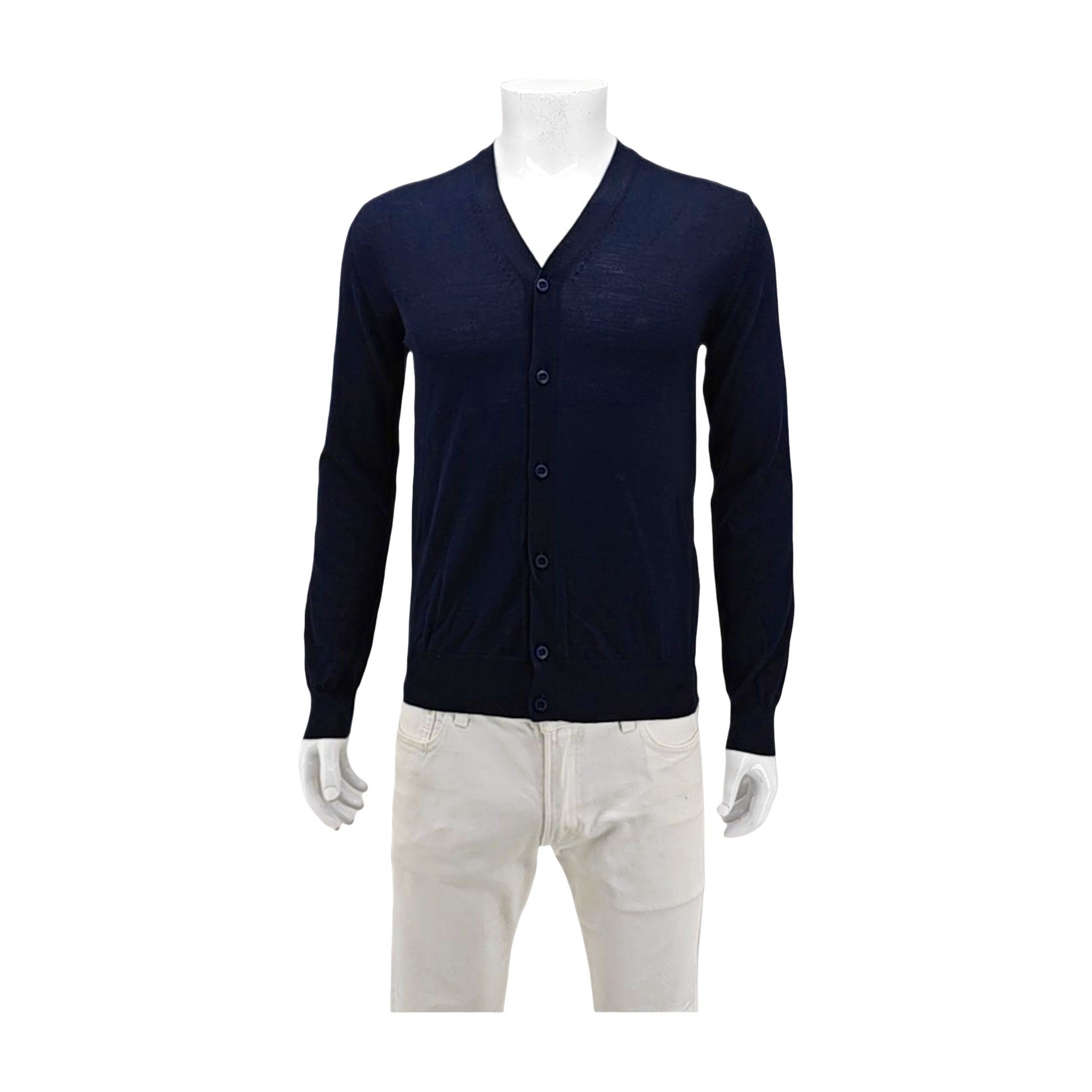 Prada PRADA Wool Knit Button Cardigan Size 48 Size US M / EU 48-50 / 2 - 1 Thumbnail