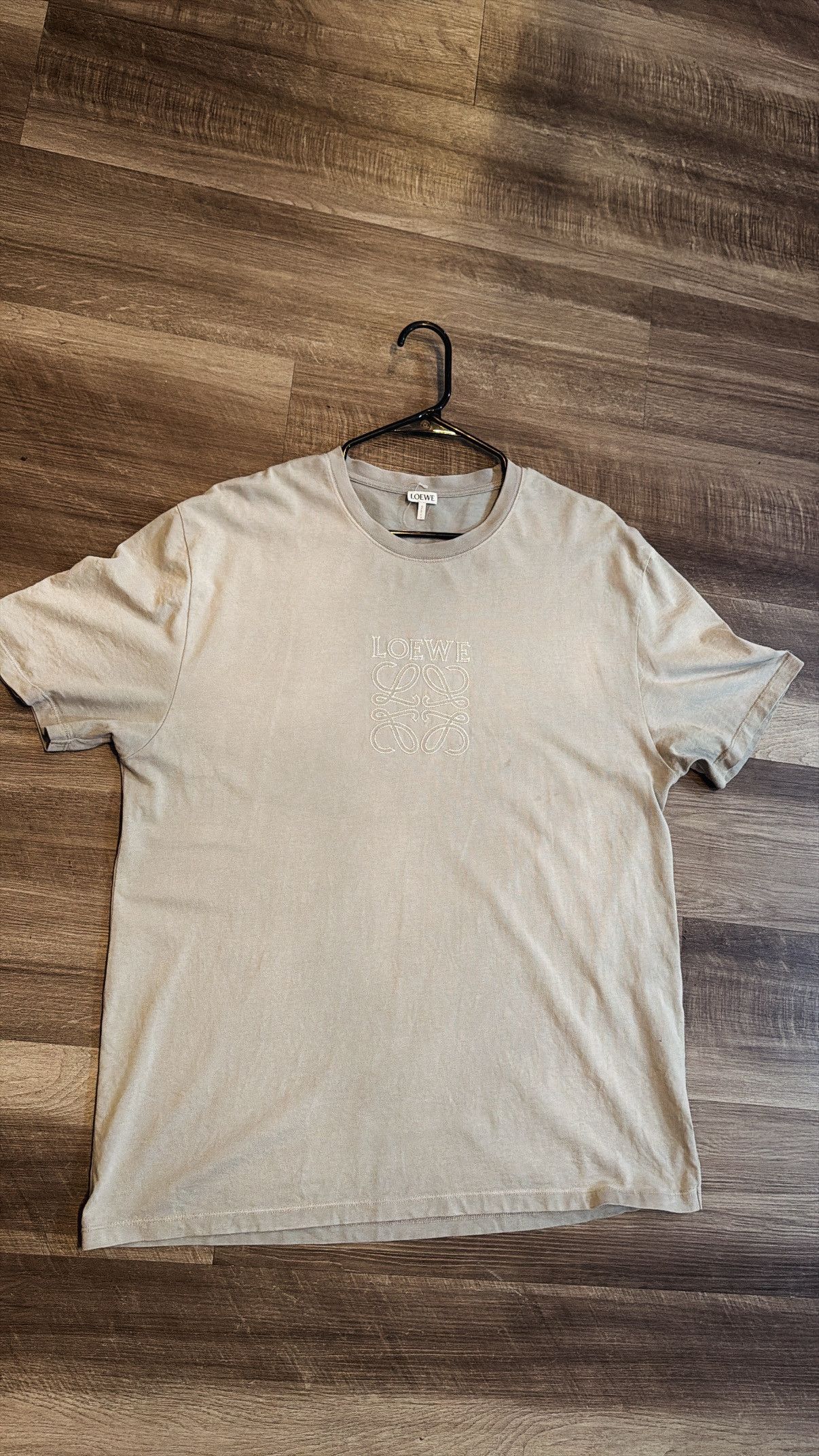 Loewe Loewe Anagram-Embroidered Crew Neck T-Shirt Size US L / EU 52-54 / 3 - 4 Thumbnail