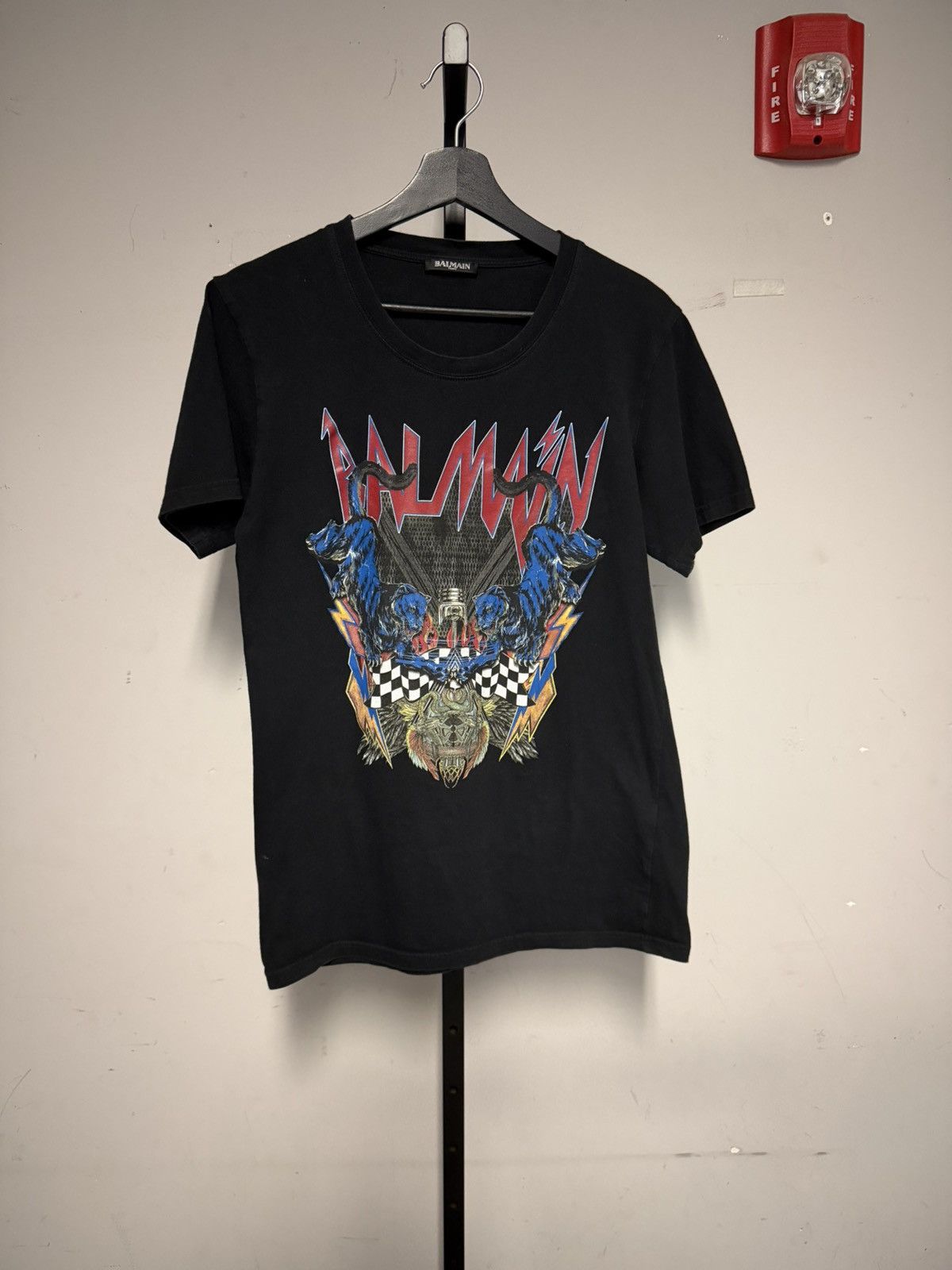 Balmain Metal Logo Tee Size US S / EU 44-46 / 1 - 1 Thumbnail