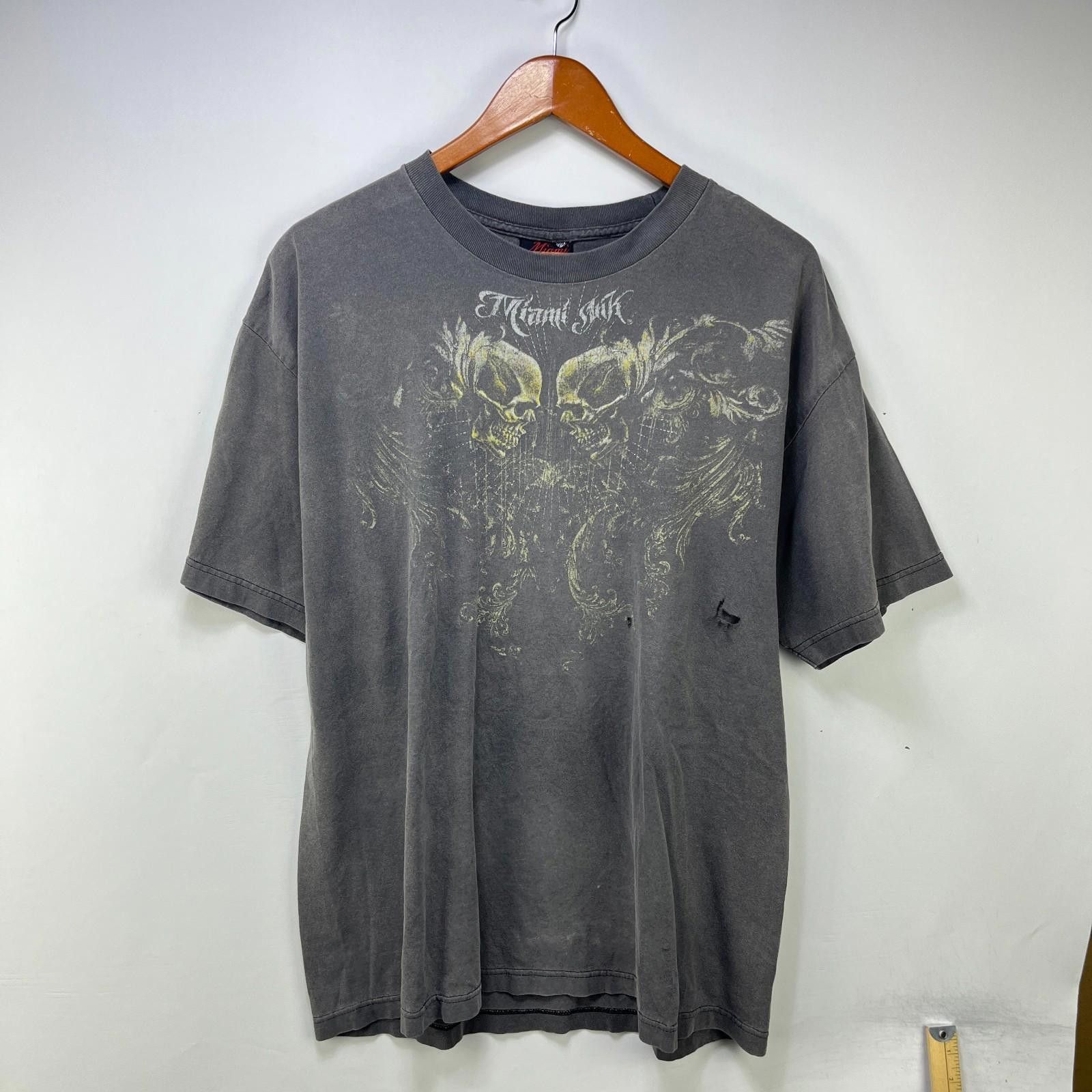 Other Vintage Miami Ink Sun Faded Skull T Shirt XL Size US XL / EU 56 / 4 - 1 Thumbnail