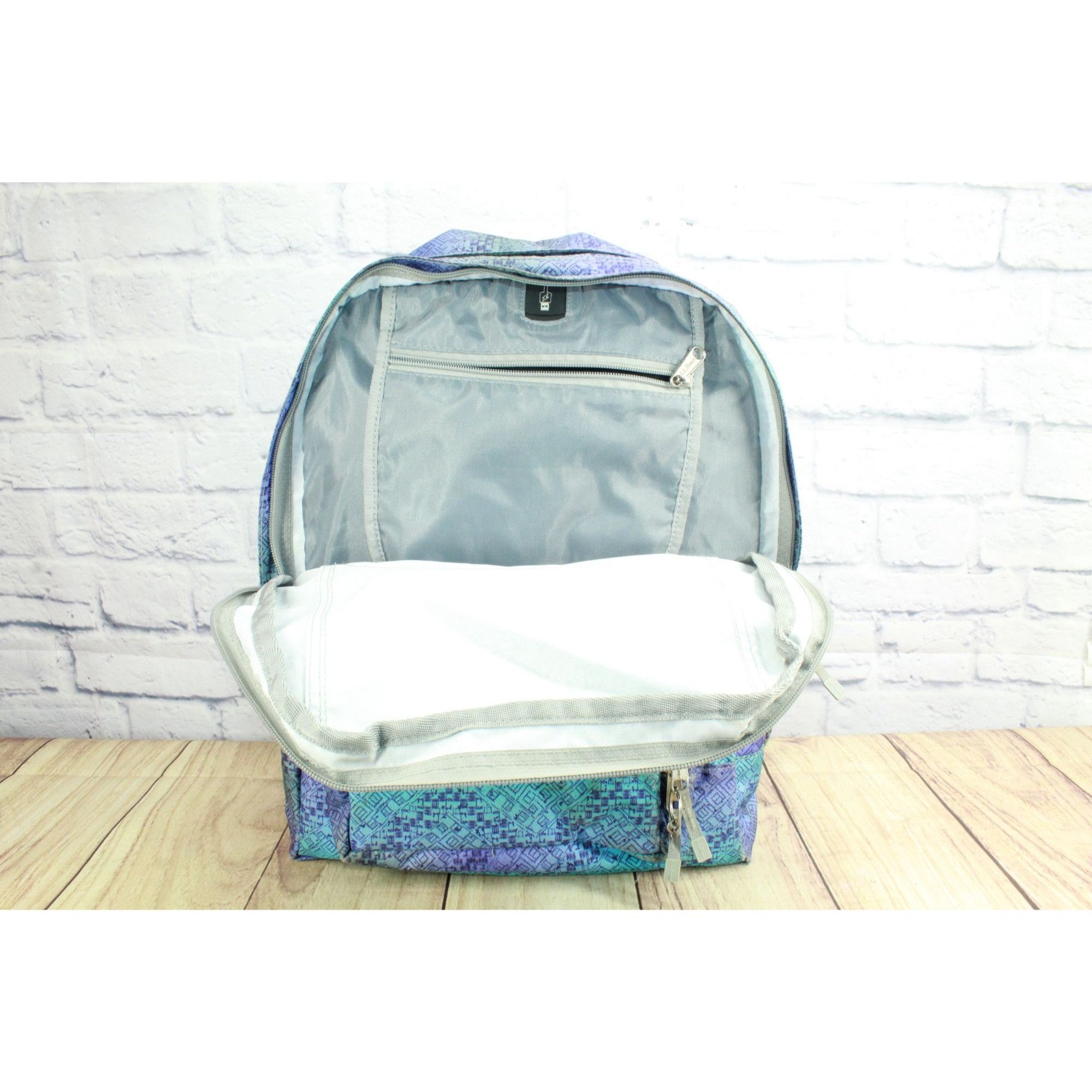 L.L. Bean LL Bean Kids 37L Deluxe Weatherproof Pack Periwinkle Size ONE SIZE - 10 Thumbnail