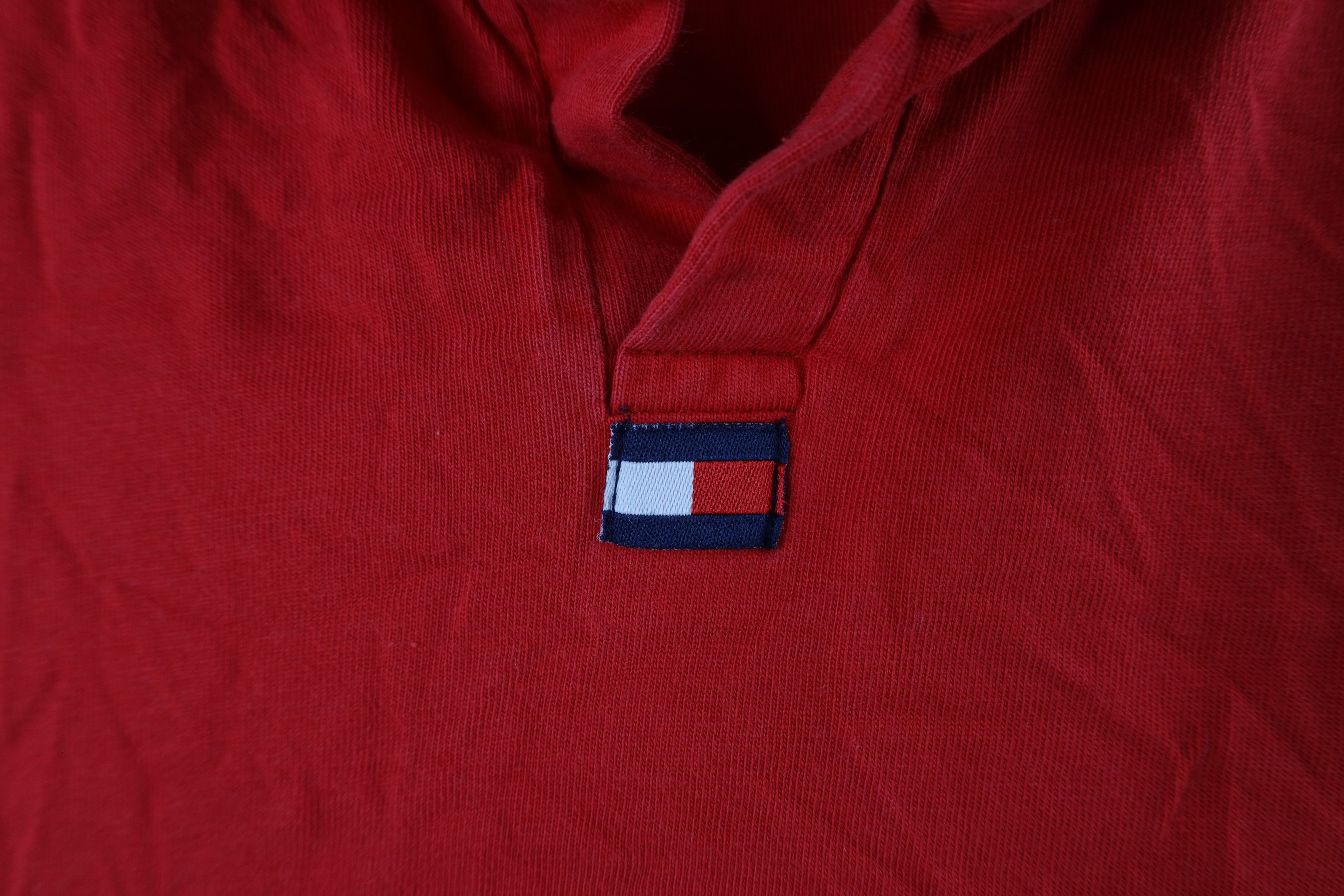 Tommy Hilfiger × Vintage Vintage 90s Tommy Hilfiger Center Flag Logo Golf Polo Shirt Size US XXL / EU 58 / 5 - 4 Thumbnail