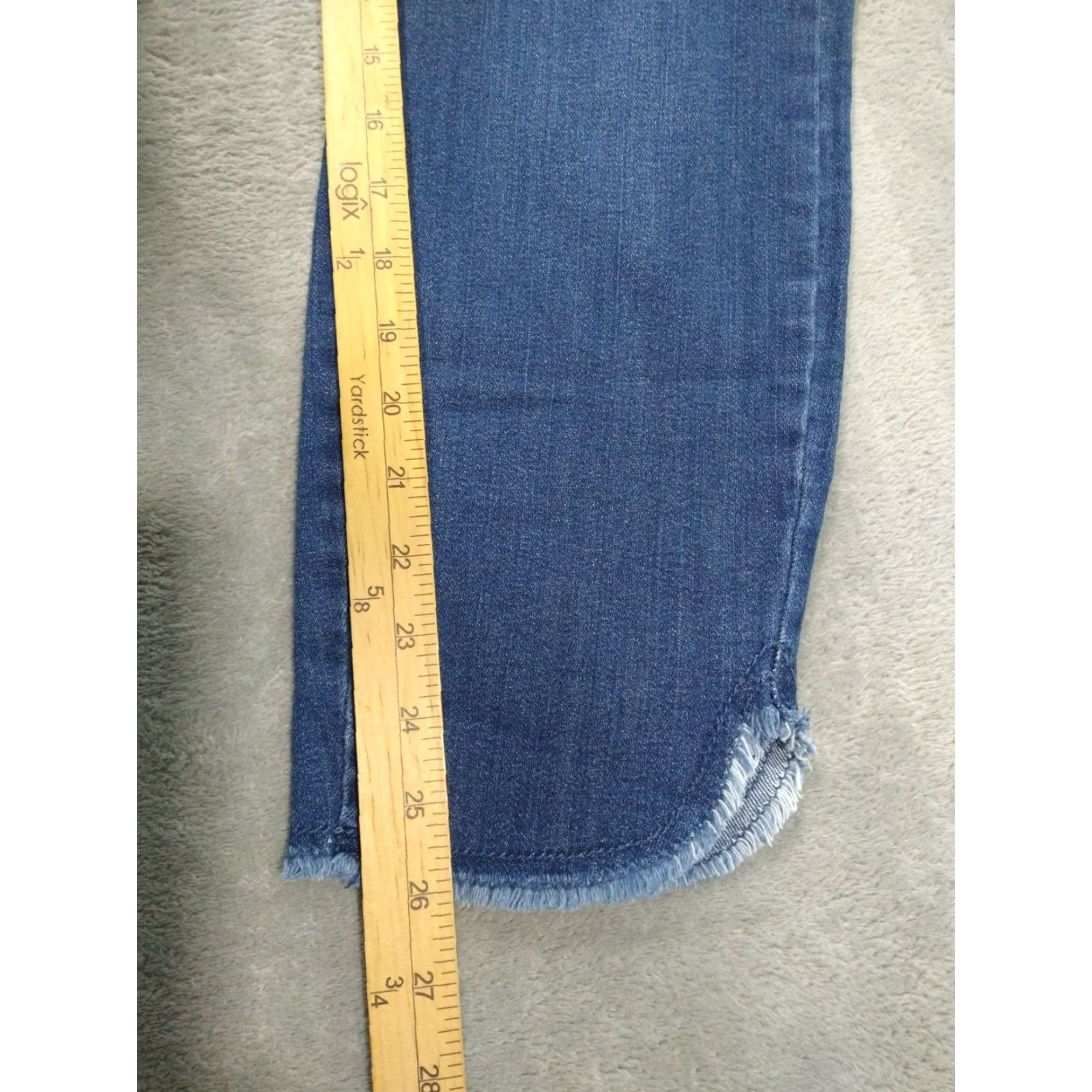 J. Jill J.Jill Jeans Women's 8 Denim Slim Ankle Stretch Mid Rise Blue Authentic Fit Size 30" / US 8 / IT 44 - 5 Thumbnail