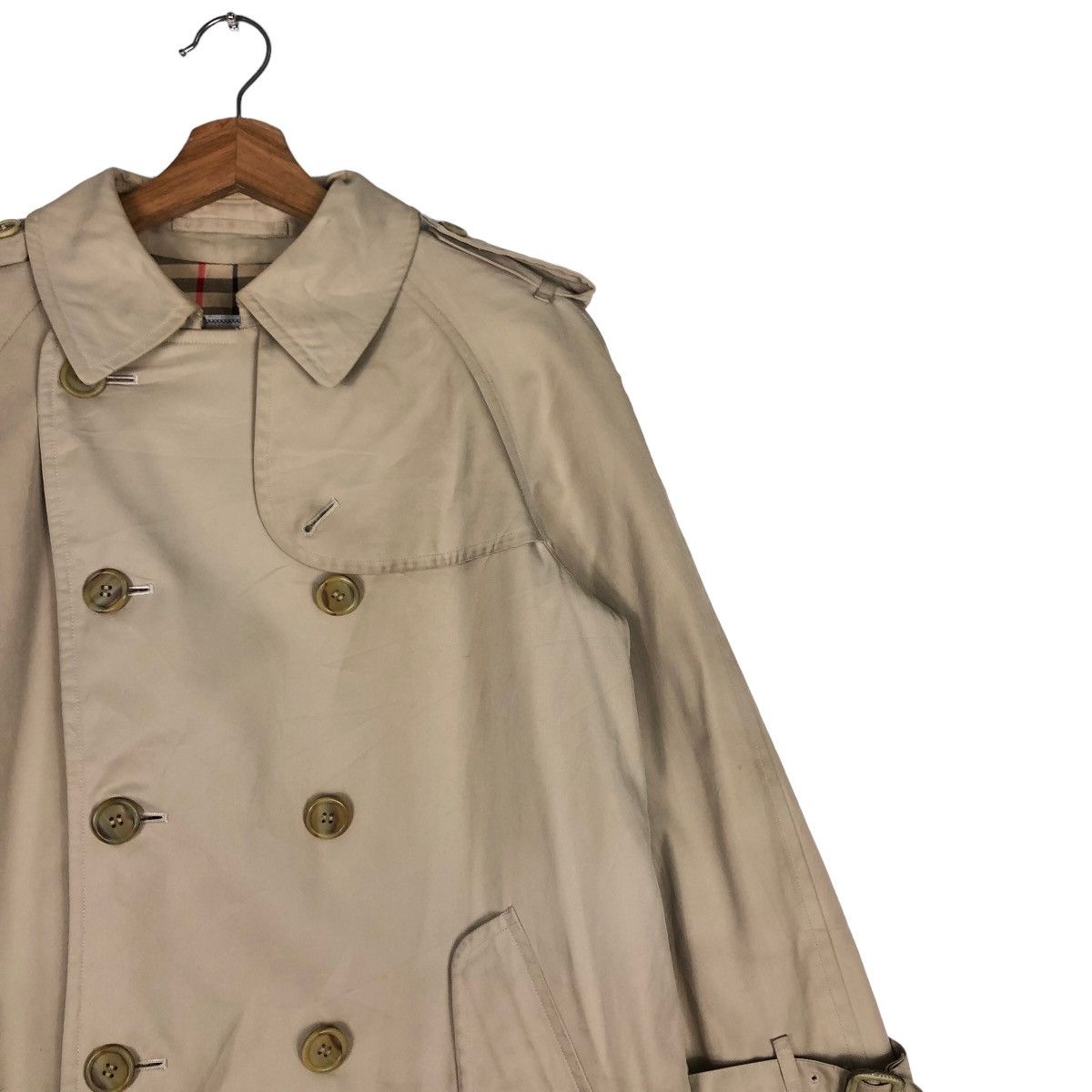 Burberry 🔥Bondage Design Parachute Vintage Burberrys Long Jacket Size US M / EU 48-50 / 2 - 5 Thumbnail