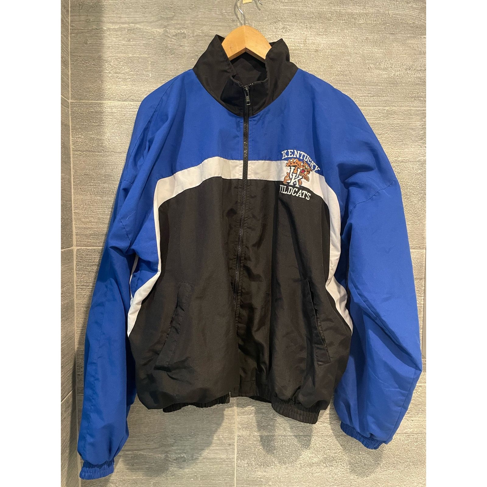 Other Vintage UK Kentucky WILDCATS Full zip windbreaker Size US L / EU 52-54 / 3 - 3 Thumbnail