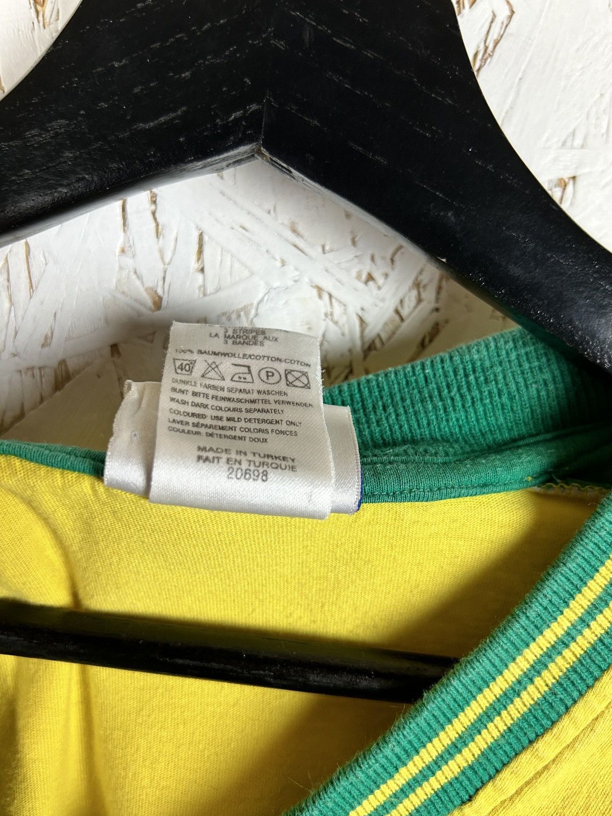 Other 90s Vintage Adidas FC Nantes Football Soccer T-Shirt Yellow Size US XL / EU 56 / 4 - 10 Thumbnail