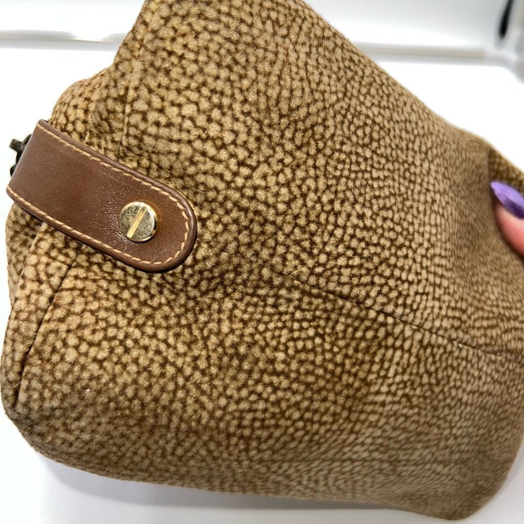 Other BORBONESE Pouch Redwall Quail Pattern Suede x Leather Size ONE SIZE - 11 Thumbnail