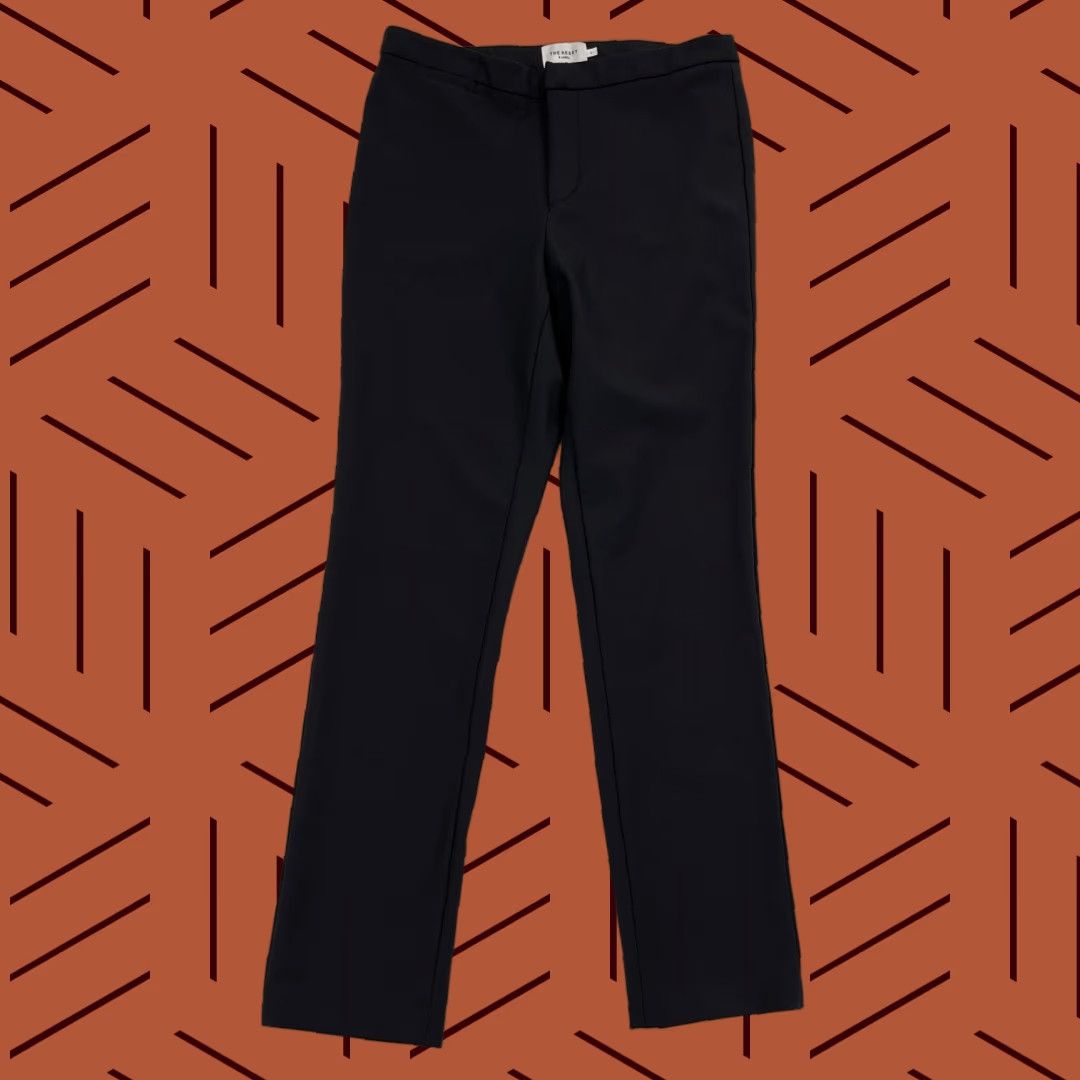 Vintage VINTAGE The Reset R Label Pants Womens S W27 I26 Slim Dark Gray Career Office Trousers Size 28" / US 6 / IT 42 - 1 Thumbnail