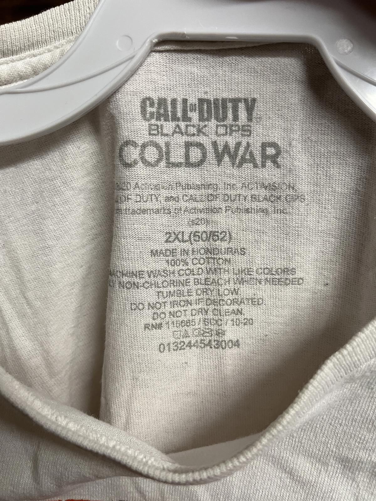 Designer T-shirt Call of Duty Black Ops Cold War Promo Tee - 2XL Size US XXL / EU 58 / 5 - 2 Thumbnail