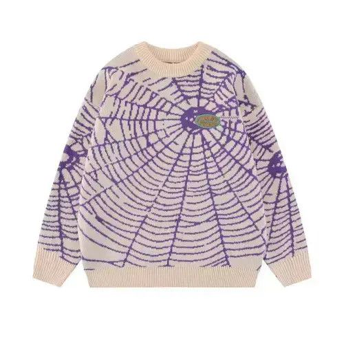 Japanese Brand punk sweater cobweb Size US M / EU 48-50 / 2 - 2 Thumbnail