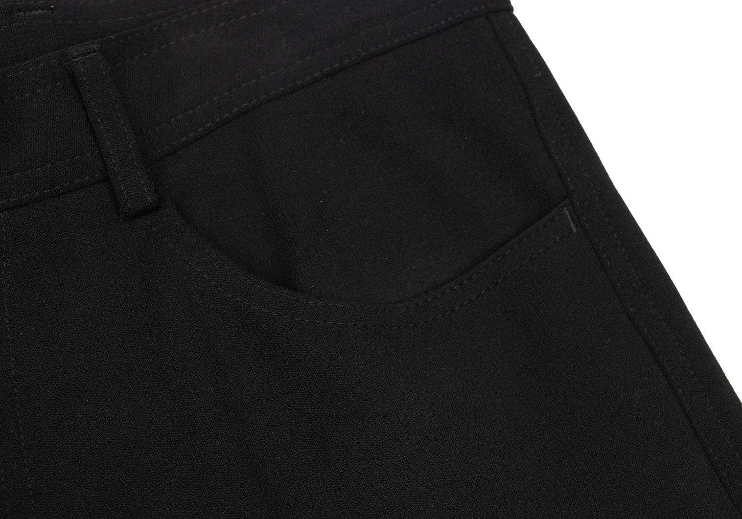 Emporio Armani Nylon Stretch Straight Pants in Black Size 46 Size US 30 / EU 46 - 4 Thumbnail