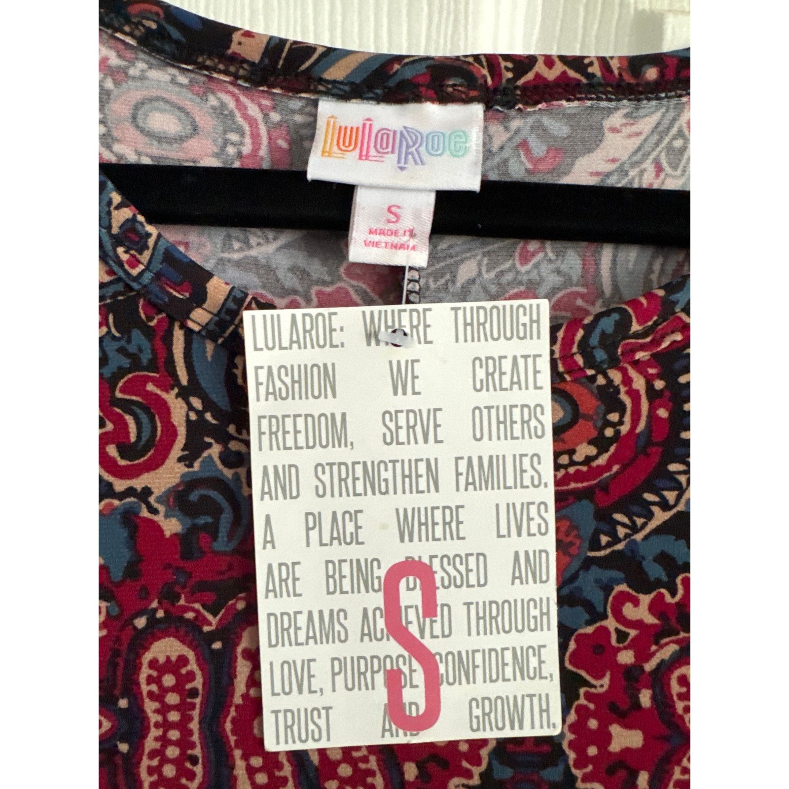 Other LuLaRoe Carly Dress US S Paisley High-Low Swing Midi Pocket Size S / US 4 / IT 40 - 4 Thumbnail